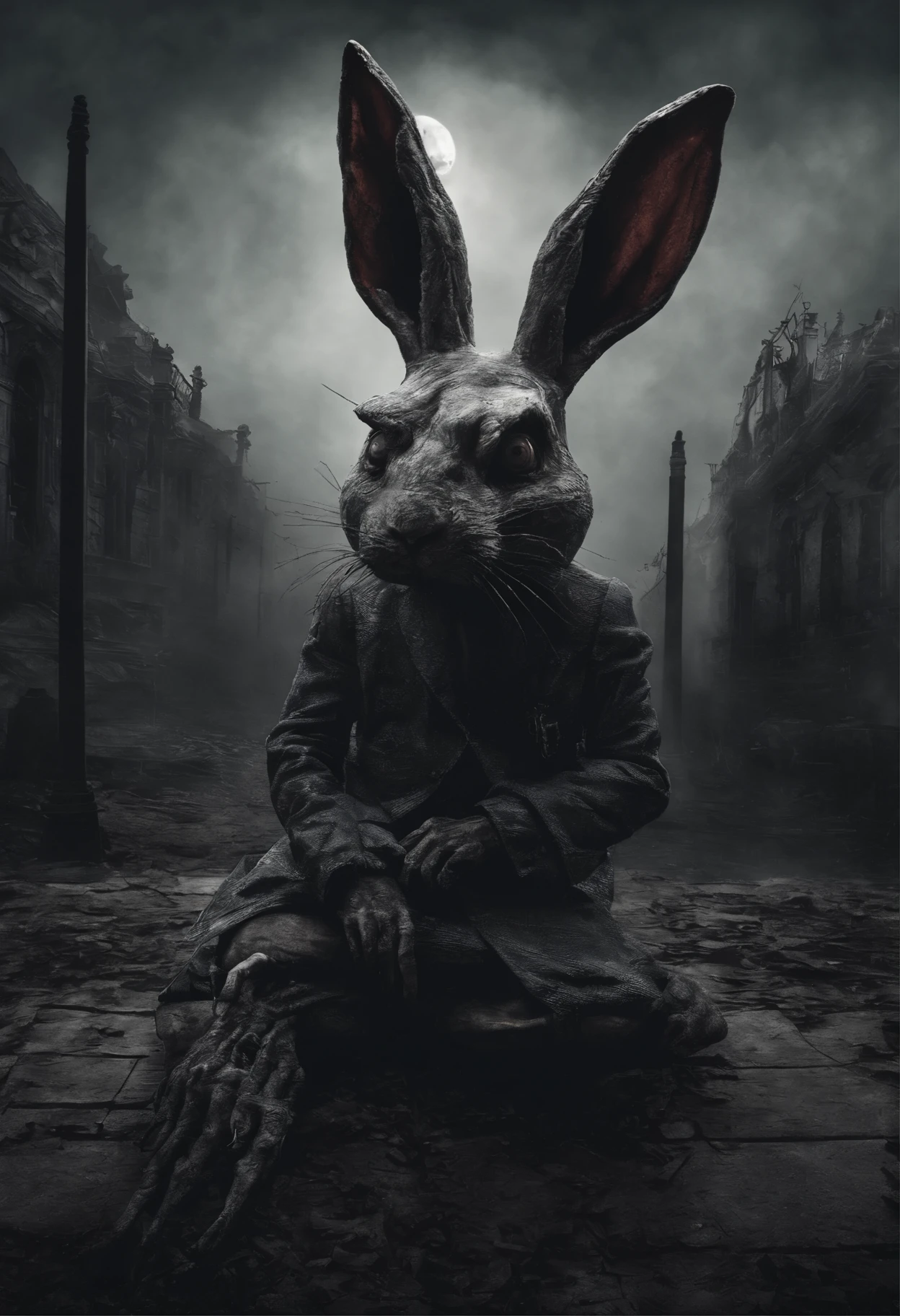 Mundo de sombrerero loco , Character Rabbit Color Lighting,8k,4k,HDR