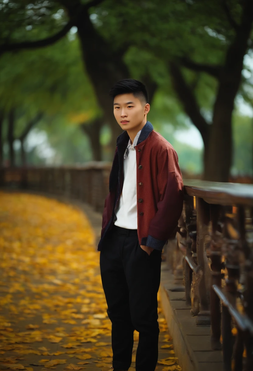  Chinese boy in the park