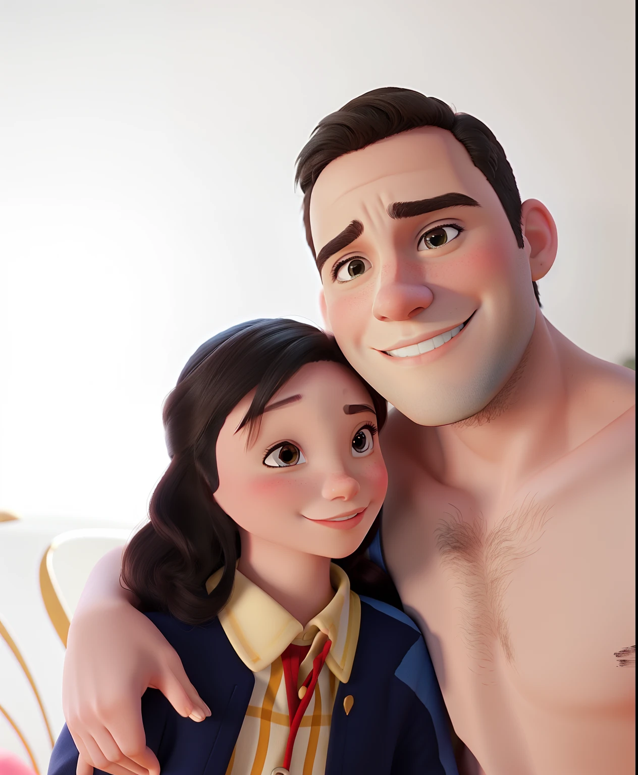 Casal feliz igual filme da Disney amor