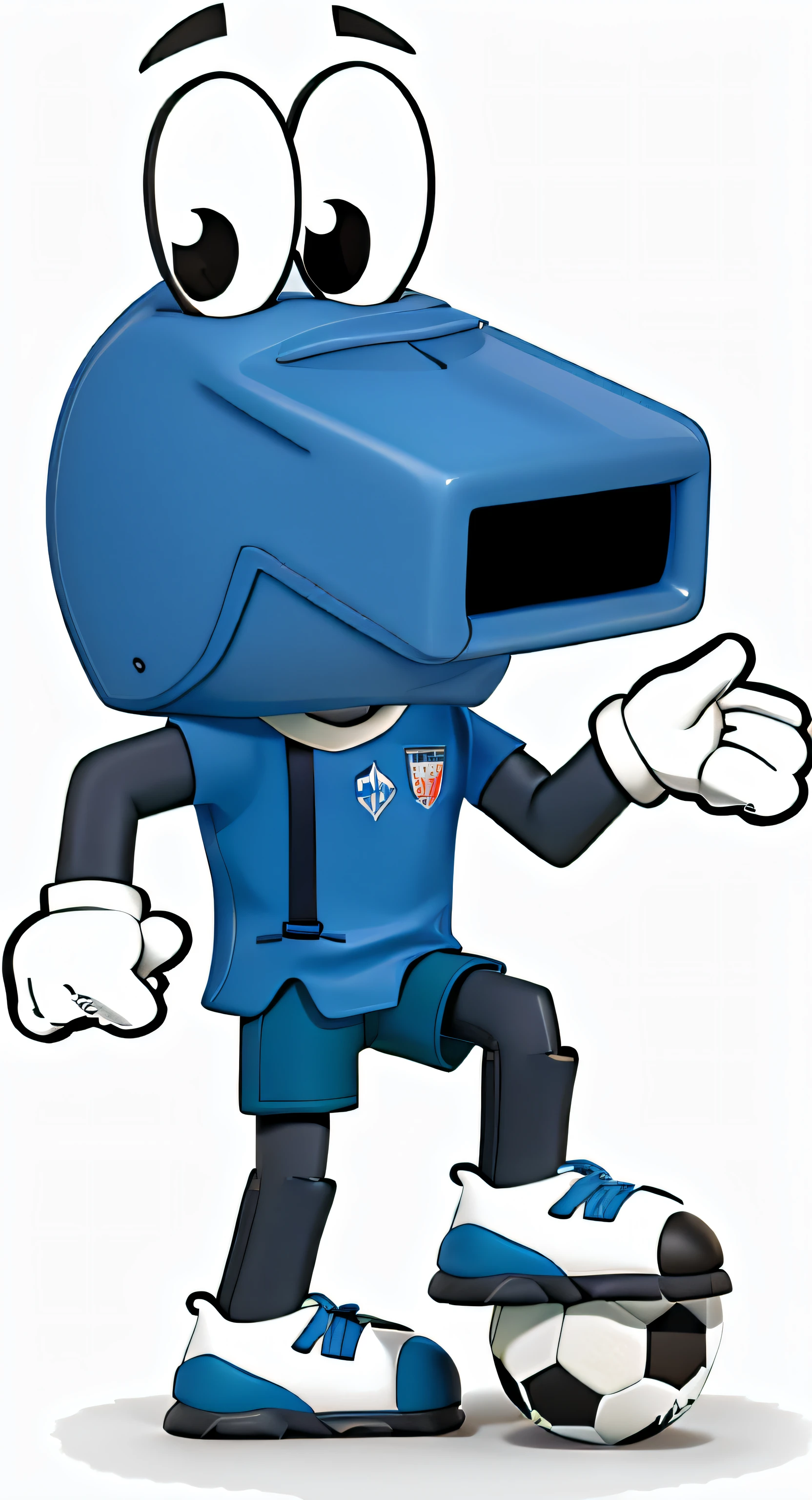 sou um mascote de futebol