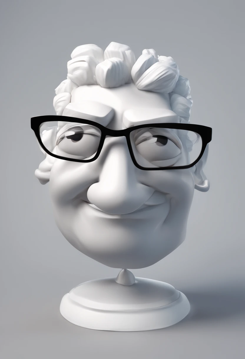 Psychologist cartoon character all in white holding a brain , animation character, Caractere estilizado, animation style rendering, 3D estilizado, Arnold Maya render, 3 d render stylized, toon render keyshot, Personagem 3D, Personagem 3D, 3d rendering stylized, 3 d character render, personagem de desenho animado, Personagem de close up, Pose de personagem, (Estilo Pixar) (master part:1.2) (Bokeh) (melhor qualidade) (pele detalhada) (textura detalhada) (8k) (argila) (Cinematic lighting) (foco nítido