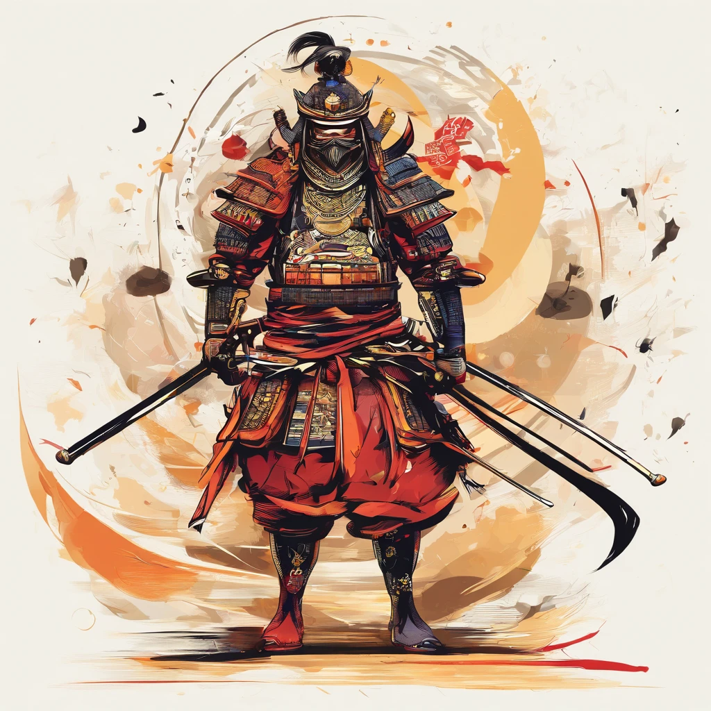 Samurai, Malhado Celestial, master part, Melhor Qualidade Dourada