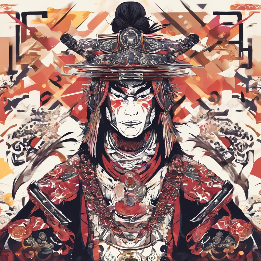 Samurai, Malhado Celestial, master part, Melhor Qualidade Dourada preto
