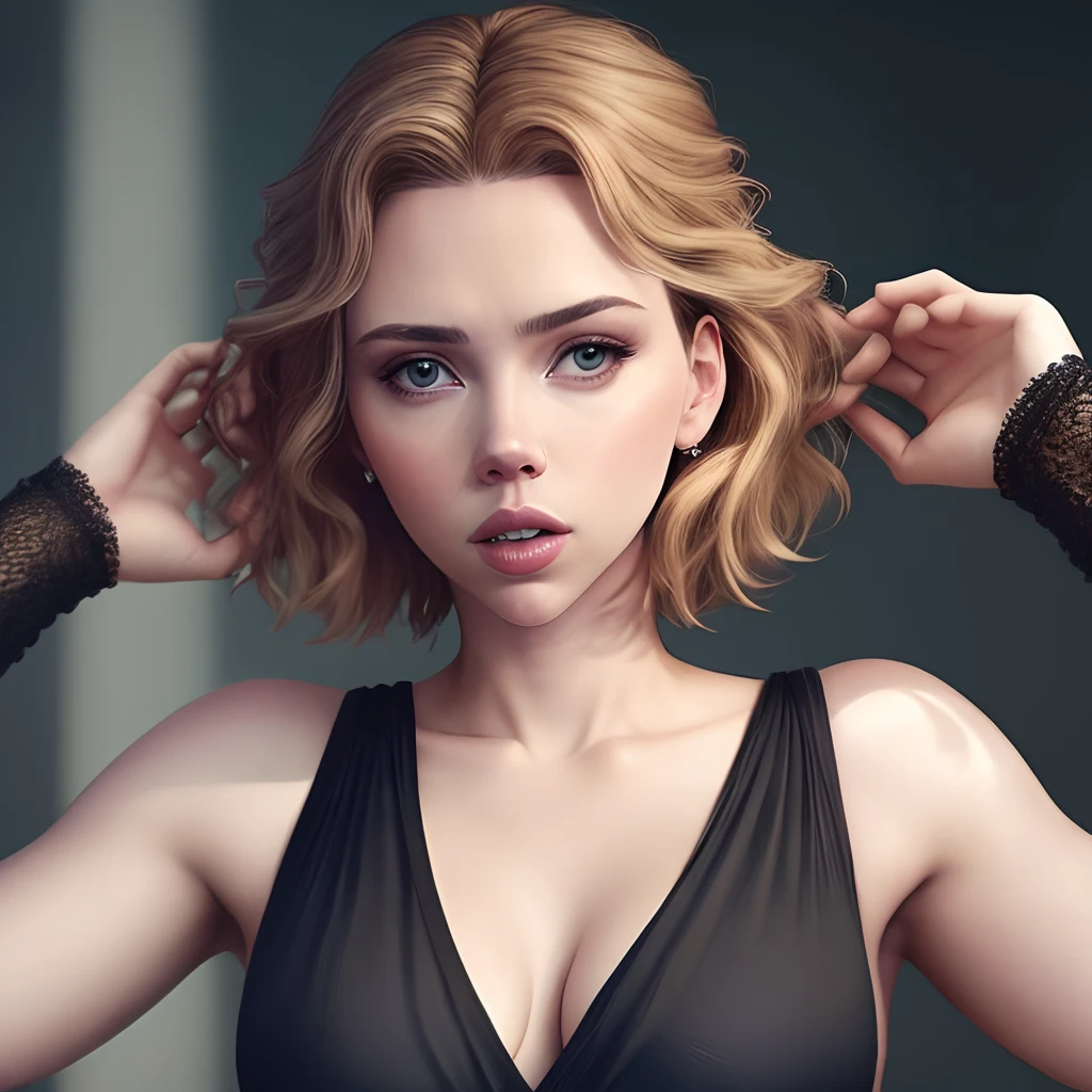 Scarlett Johansson com peitos grandes