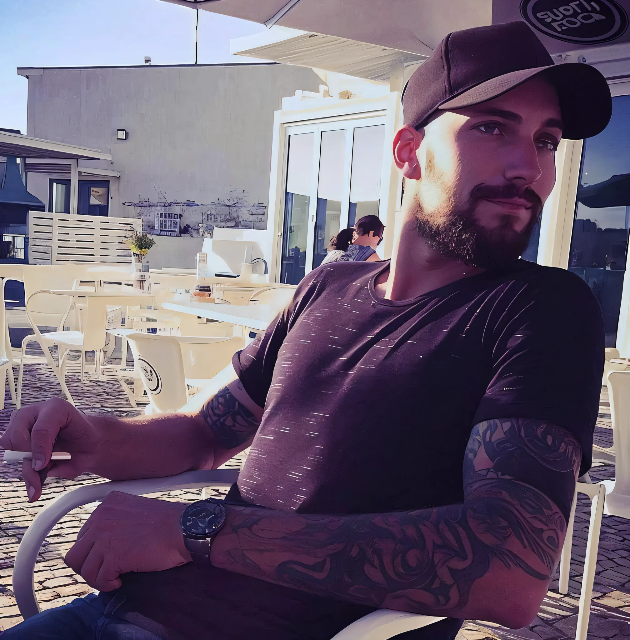 Il y a un homme assis à une table avec une télécommande, Image de profil, par Mathias Kollros, Lorenzo Lanfranconi, Clayton Crain, inspirant, Felix Englund, Image d’espace réservé Stefano Brunesci, Téléchargé, Andrew Dickson, Photo de profil, Artur Bordello, par Ludovit Fulla, Jonathan Winterhart, par Romain brook, Style Felix Englund