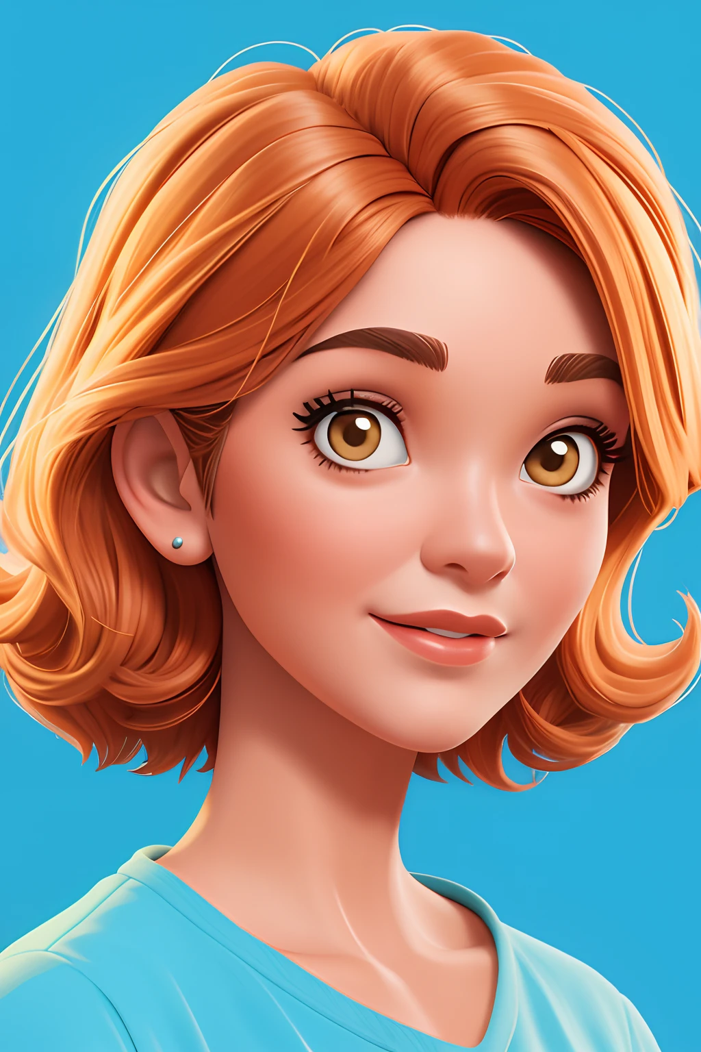 Create a 40-Year-Old Woman Wearing Glasses, Pixie head, morena clara cheia de personalidade