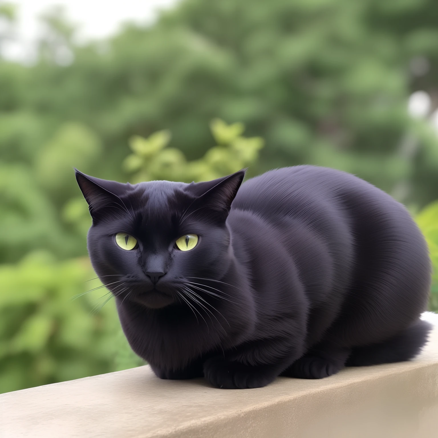 There's a black cat sitting on a ledge outside, gato preto, O Deus das Trevas dos Gatos, vestido de preto, bela imagem de vira-lata, Prateleira preta, foto de um gato, um bonito, preto sobre preto, gatos pretos, senta-se em um telhado, in a menacing pose, Tem um olhar penetrante, gato bonito, Directed by: Niko Henrichon