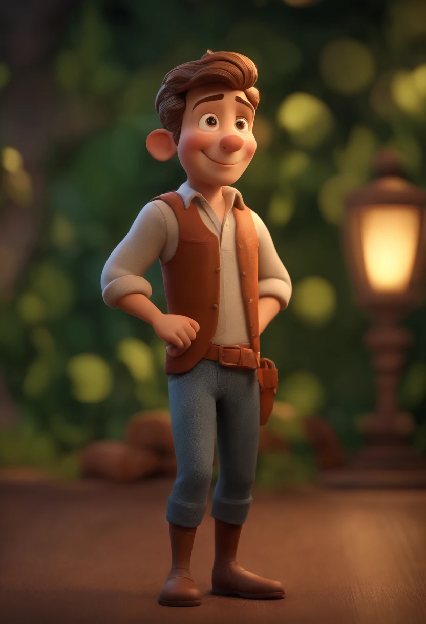 personagem dos desenhos animados de um homem e uma camisa verde, animation character, Caractere estilizado, animation style rendering, 3D estilizado, Arnold Maya render, 3 d render stylized, toon render keyshot, Personagem 3D, Personagem 3D, 3d rendering stylized, 3 d character render, personagem de desenho animado, Personagem de close up, Pose de personagem, (Estilo Pixar) (master part:1.2) (Bokeh) (best quality) (pele detalhada) (textura detalhada) (8k) (argila) (Cinematic lighting) (foco nítido