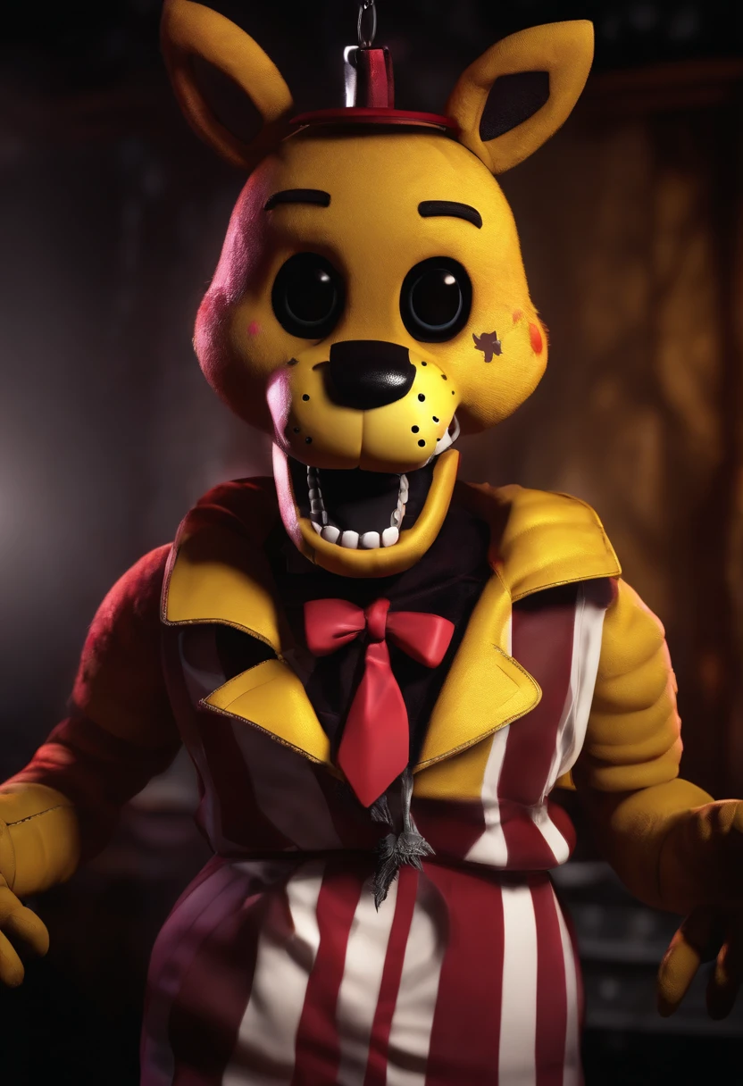 chica from five nights at freddy's showing her pussy