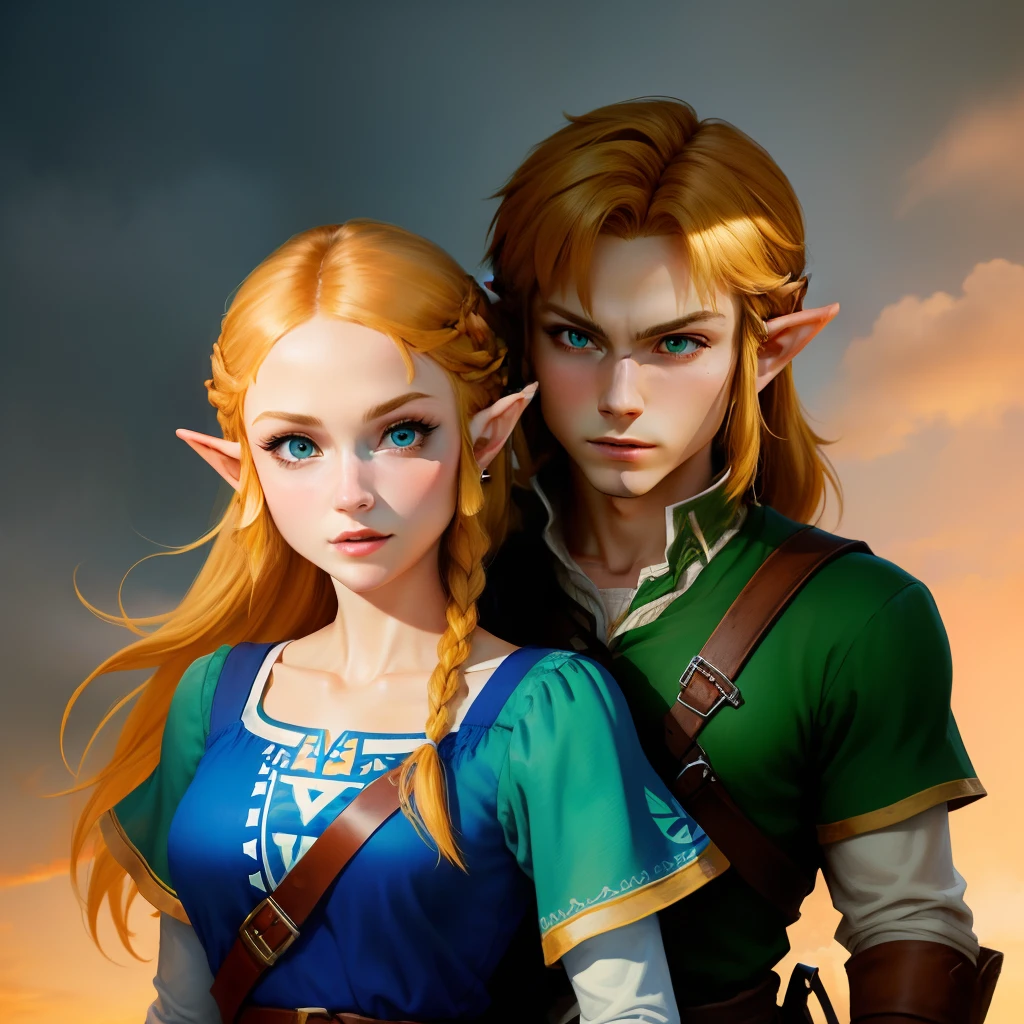 Link and zelda