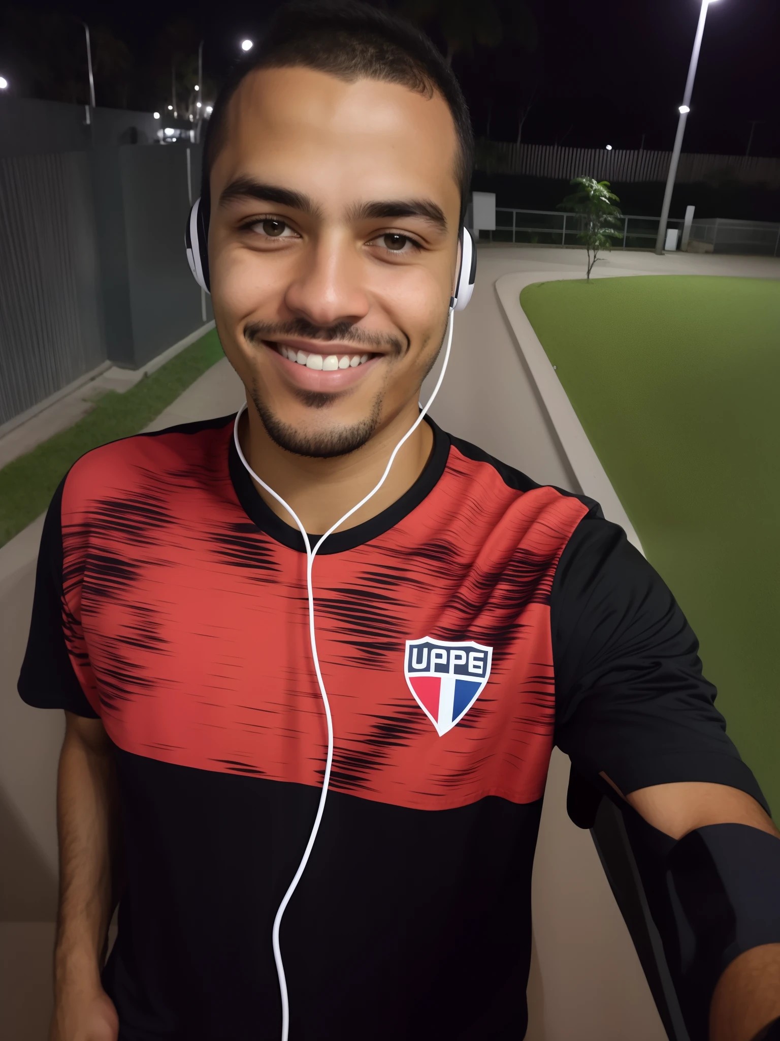 smiling man with earphones on taking a selfie at night, caio santos, edu souza, ronaldo luis nazario da lima, ronaldo fenomeno, icaro carvalho, by Emerson Silva, mateus 9 5, david rios ferreira, dan dos santos, mohamed reda, carmelo blandino, by Samuel Silva, ronaldo nazario fenomeno