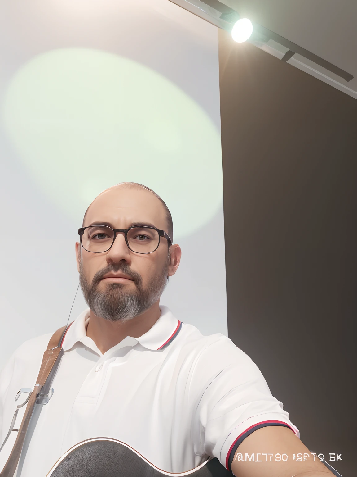 Cartoon character of a man with black glasses, sem cabelo. Caractere estilizado, animation style rendering, 3D estilizado, Arnold Maya render, 3 d render stylized, toon render keyshot, Personagem 3D, Personagem 3D, 3d rendering stylized, 3 d character render, personagem de desenho animado, Personagem de close up, Pose de personagem, (Estilo Pixar) (master part:1.2) (Bokeh) (best quality) (pele detalhada) (textura detalhada) (8k) (argila) (Cinematic lighting) (foco nítido
