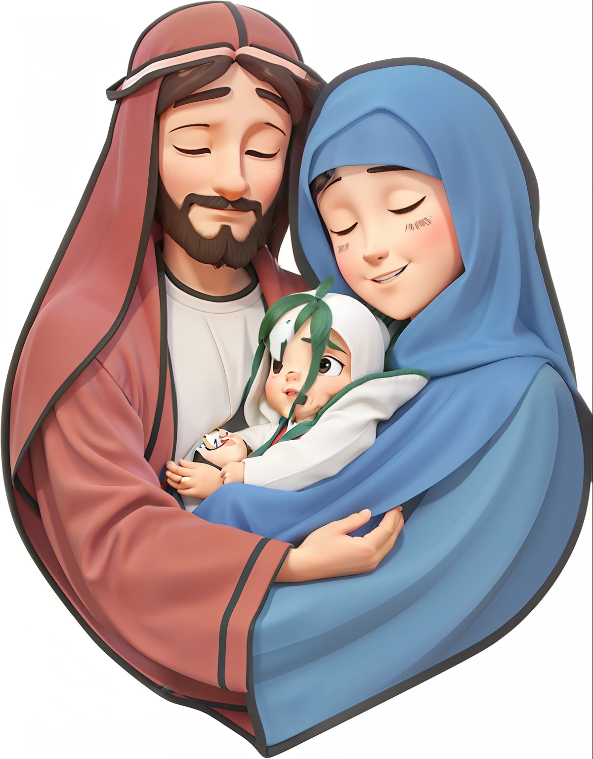 Holy Family Jesus, Mary and Joseph
