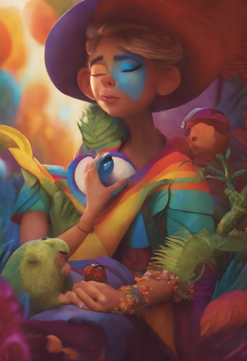 Um personagem gay inspirado no estilo Pixar