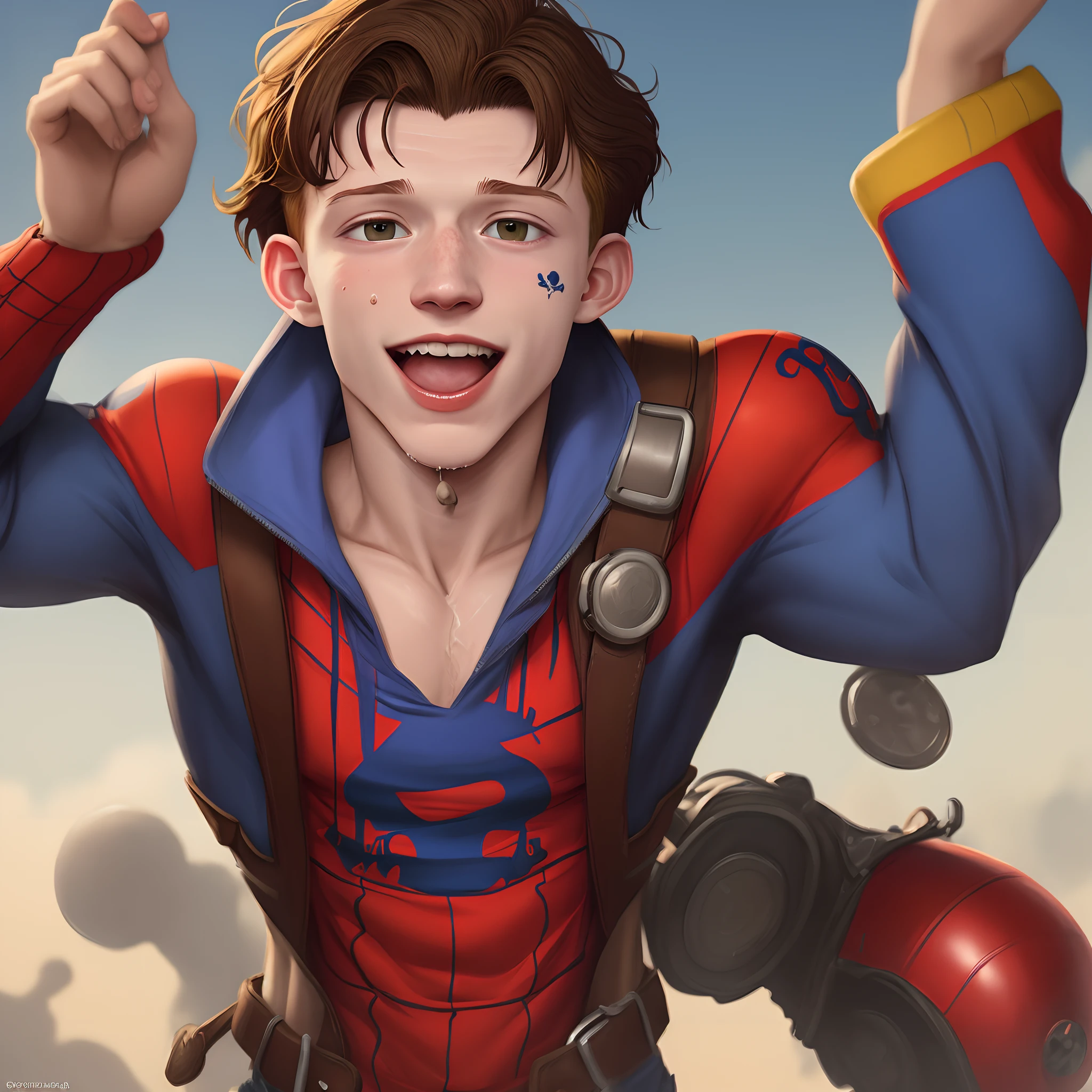 tom holland drool goon stupid
