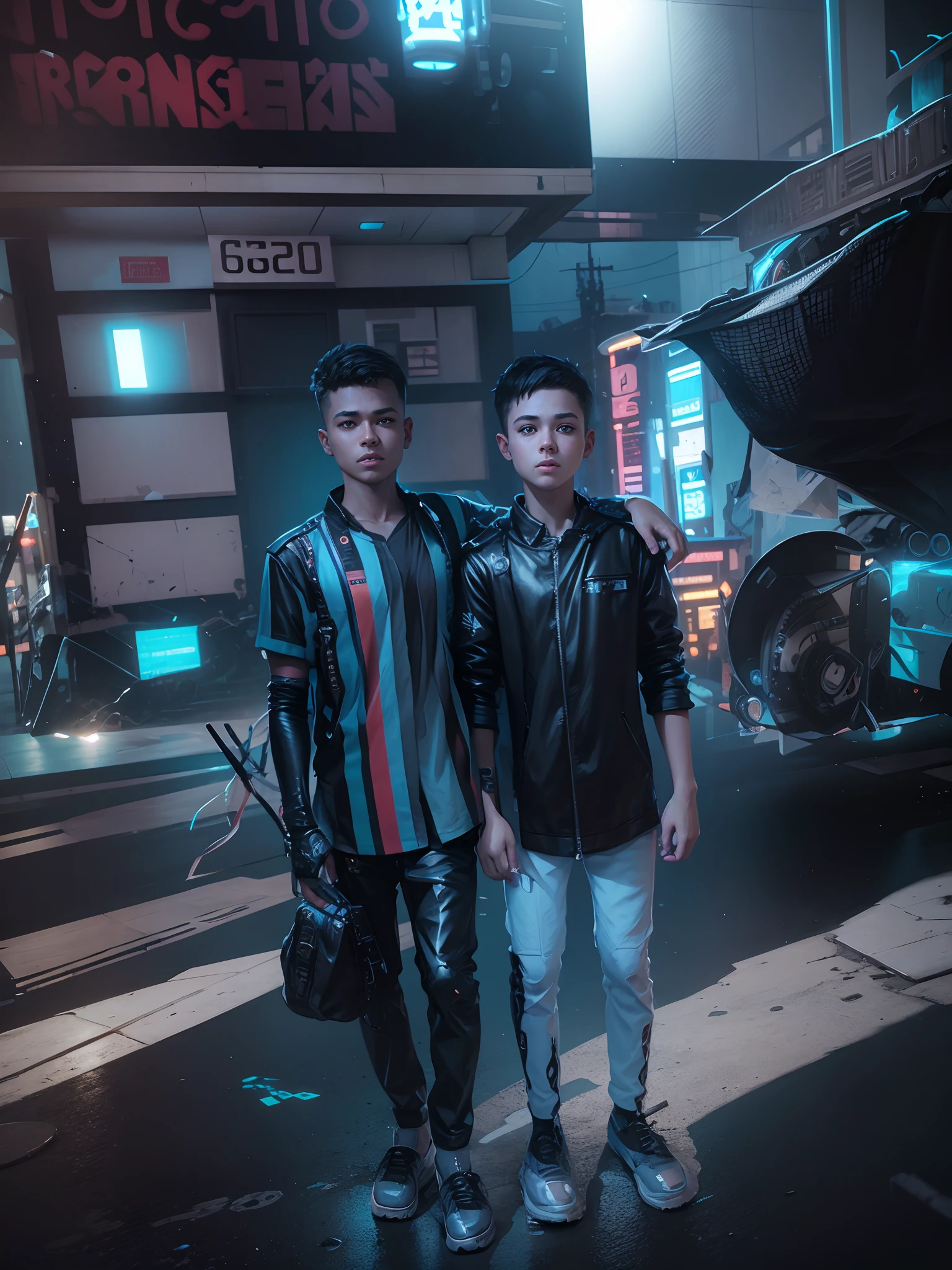 Change background cyberpunk handsame boy realistic face 8k ultra realistic