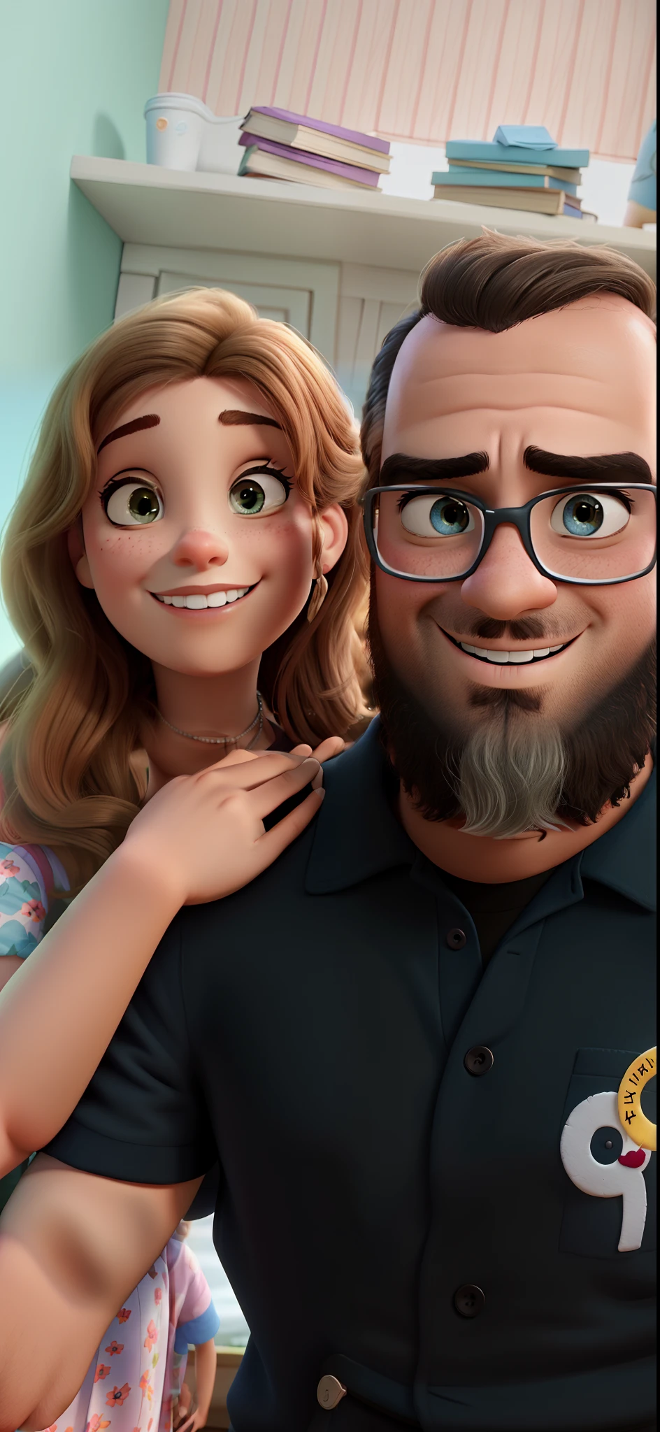 romantic couple, igual aos filmes Disney Pixar