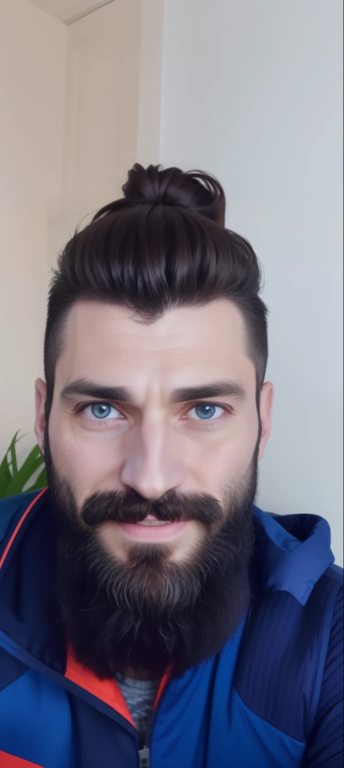 There's a man with a beard and blue jacket, Homem de 4 0 anos, 3 2 anos, 38 anos, cerca de 3 5 anos, 3 6 anos, Homens de 45 anos, com uma barba pequena, 3 5 anos, 35 anos, 2 9 anos, Streamer do Twitch / Jogador Ludwig
