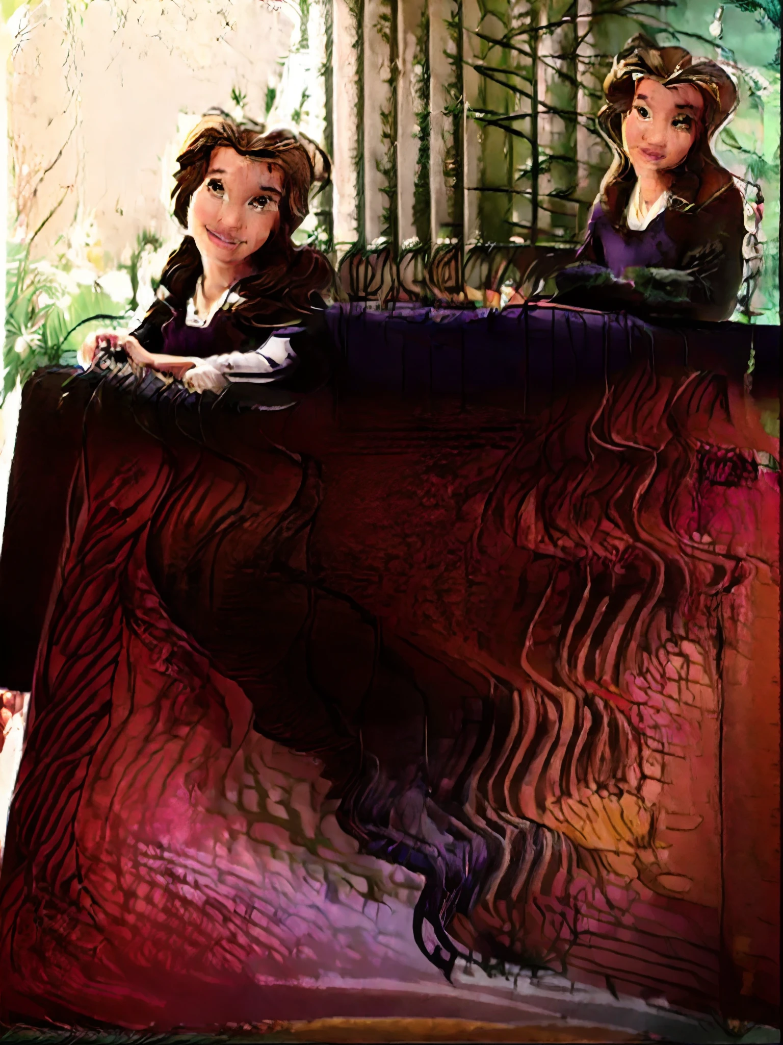 arafed girl with long black hair sitting at a table, alanis guillen, with long hair, girl with super long hair, young with long hair, girl with long hair, violet myers, by Nándor Katona, her hair is long and straight, she is about 1 6 , very very low quality picture