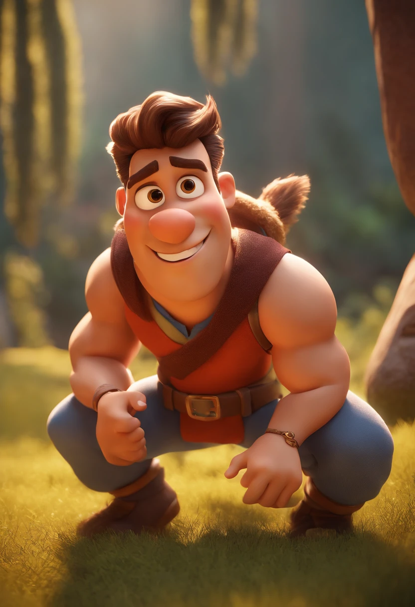 personagem dos desenhos animados de um homem , animation character, Caractere estilizado, animation style rendering, 3D estilizado, Arnold Maya render, 3 d render stylized, toon render keyshot, Personagem 3D, Personagem 3D, 3d rendering stylized, 3 d character render, personagem de desenho animado, Personagem de close up, Pose de personagem,  (Estilo Pixar) (master part:1.2) (Bokeh) (best quality) (pele detalhada) (textura detalhada) (8k) (argila) (Cinematic lighting) (foco nítido
