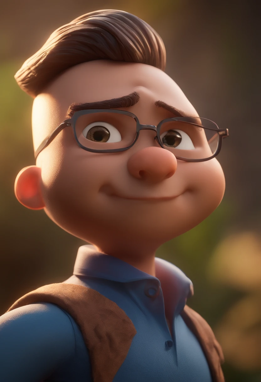 personagem dos desenhos animados de um homem , animation character, Caractere estilizado, animation style rendering, 3D estilizado, Arnold Maya render, 3 d render stylized, toon render keyshot, Personagem 3D, Personagem 3D, 3d rendering stylized, 3 d character render, personagem de desenho animado, Personagem de close up, Pose de personagem, (Estilo Pixar) (master part:1.2) (Bokeh) (best quality) (pele detalhada) (textura detalhada) (8k) (argila) (Cinematic lighting) (foco nítido