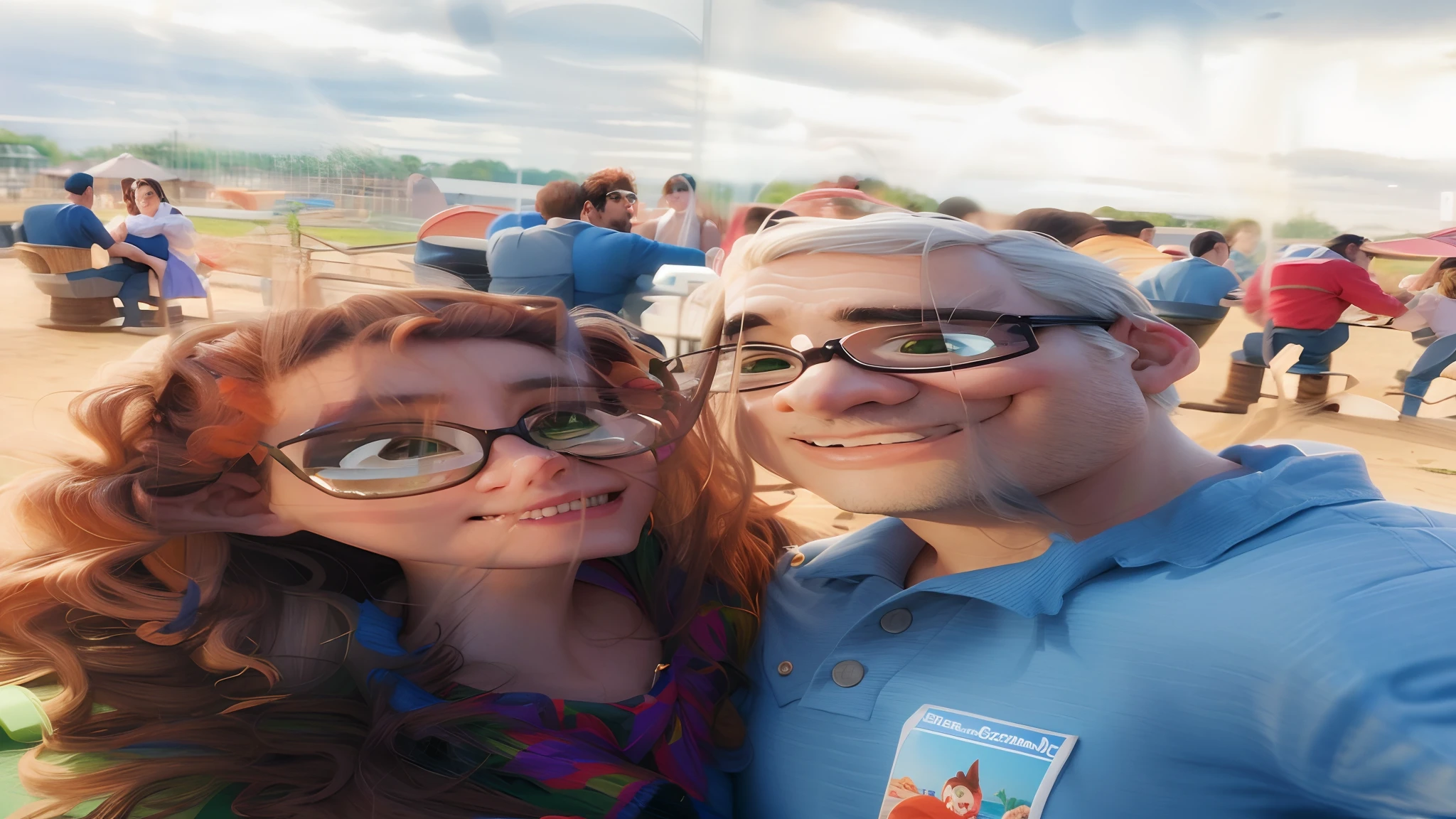 There is a man and a woman sitting at a table in a restaurant, imagem de perfil, momma and papa, Casal feliz, foto do perfil, Postagem 4k, 4 k post, foto de perfil, Directed by: Nandor Soldier, taken in the early 2020s, Lovely couple, casal sorridente, foto de perfil, par, divertindo-se
