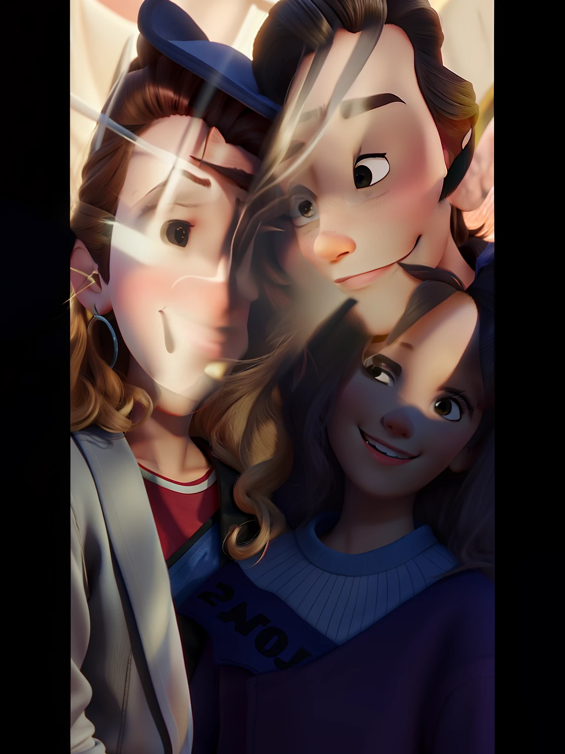 Casal feliz igual filme da Disney amor