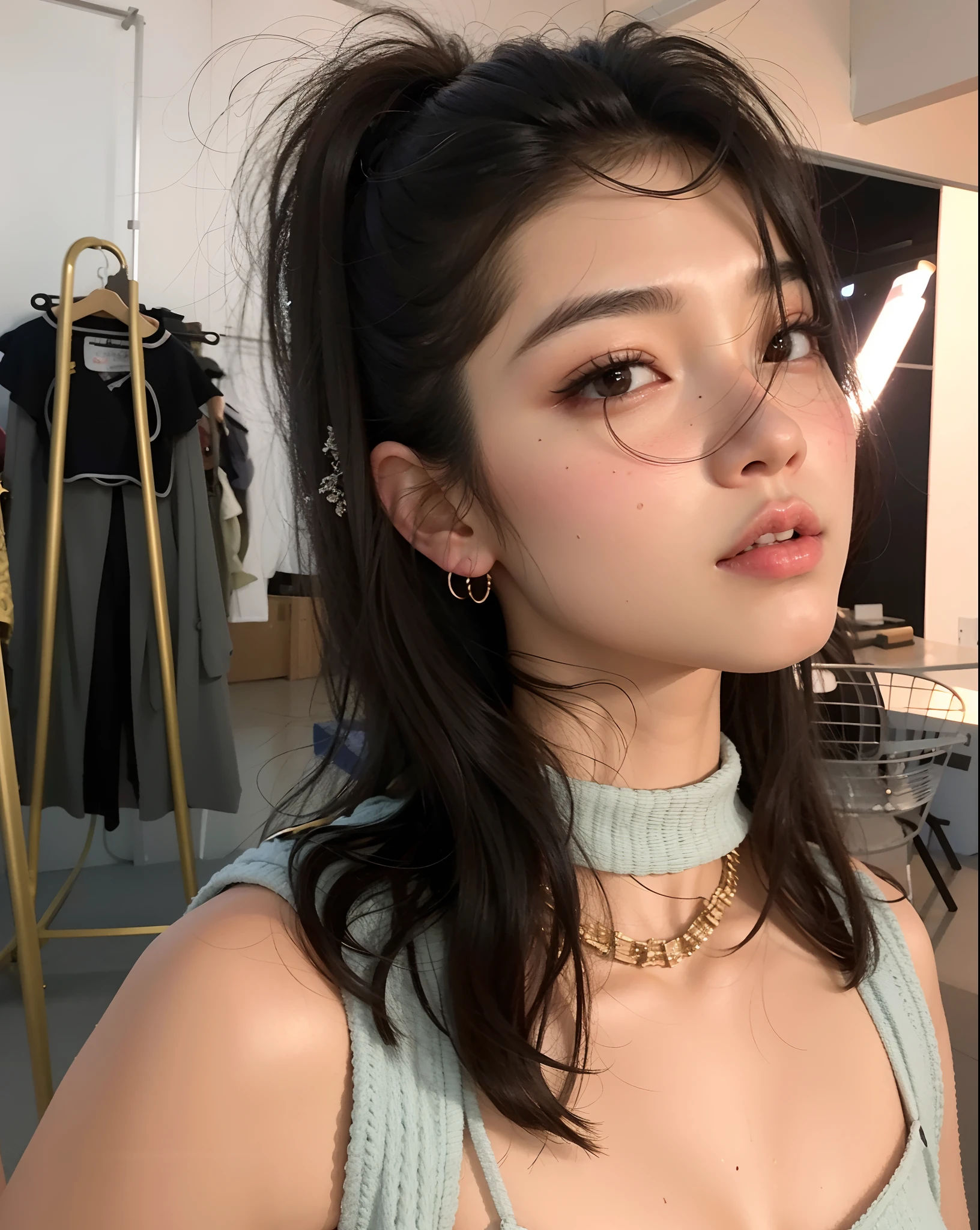 um close up de uma mulher com um vestido preto posando para uma foto, Jennie Blackpink, gemma chen, young cute wan asian face, Marinheiro Kitagawa, Xintong Chen, Wenfei Ye, jossi do blackpink, Lulu Chen, Shiori Teshirogi, aoi ogata | | | | | | | | | | | | | | | | | | | | | | |, she's facing the camera, Kiyoko Suzuki, Yanjun Chengt