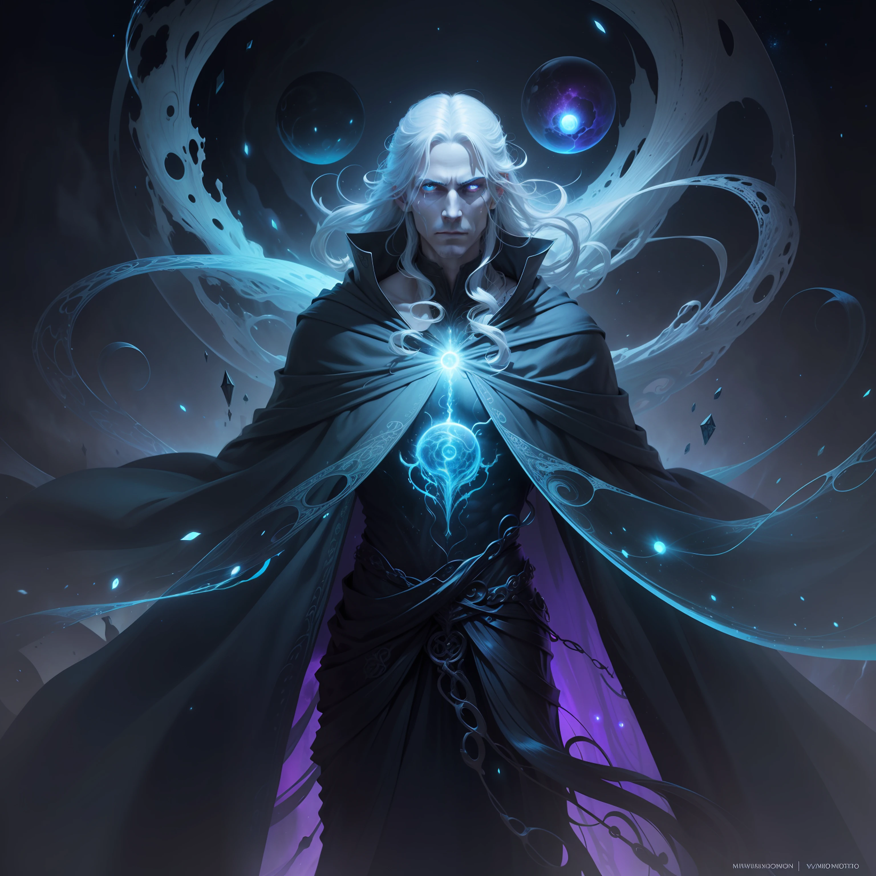 ndos
Copy prompts
Eldritch, the Dreamwalker Inspired by: The short story "A Color Out of Space" by H.P. Lovecraft. Physical Features and Clothing: Eldritch has an ethereal appearance, with pale, translucent skin. His eyes glow in bright shades of purple and blue, reflecting the vastness of the cosmos. He wears a flowing cloak, adorned with arcane symbols, and his silver hair floats around his head, as if moved by an invisible breeze. Powers: Eldritch is a master of dreams and mind manipulation. He can enter people's dreams, explore their minds, and uncover hidden secrets. He also has the ability to create vivid illusions and distort reality, leading those who face him to the brink of insanity. Eldritch is immune to illusions and mind manipulation, which makes him a formidable adversary. Setting: Eldritch wanders the far reaches of the dream world, a dreamlike and unknown realm. Its surroundings are a landscape in constant transformation, where the laws of physics are flexible and the forms take on surreal aspects. Bizarre creatures and cosmic entities are common in your world. He is a silent observer, always in search of knowledge and secrets hidden in people's minds. Detailed face, detailed background, rich background image. Its surroundings are a landscape in constant transformation, where the laws of physics are flexible and the forms take on surreal aspects. Bizarre creatures and cosmic entities are common in your world. He is a silent observer, always in search of knowledge and secrets hidden in people's minds. Detailed face, detailed background, rich background image. Its surroundings are a landscape in constant transformation, where the laws of physics are flexible and the forms take on surreal aspects. Bizarre creatures and cosmic entities are common in your world. He is a silent observer, always in search of knowledge and secrets hidden in people's minds. Detailed face