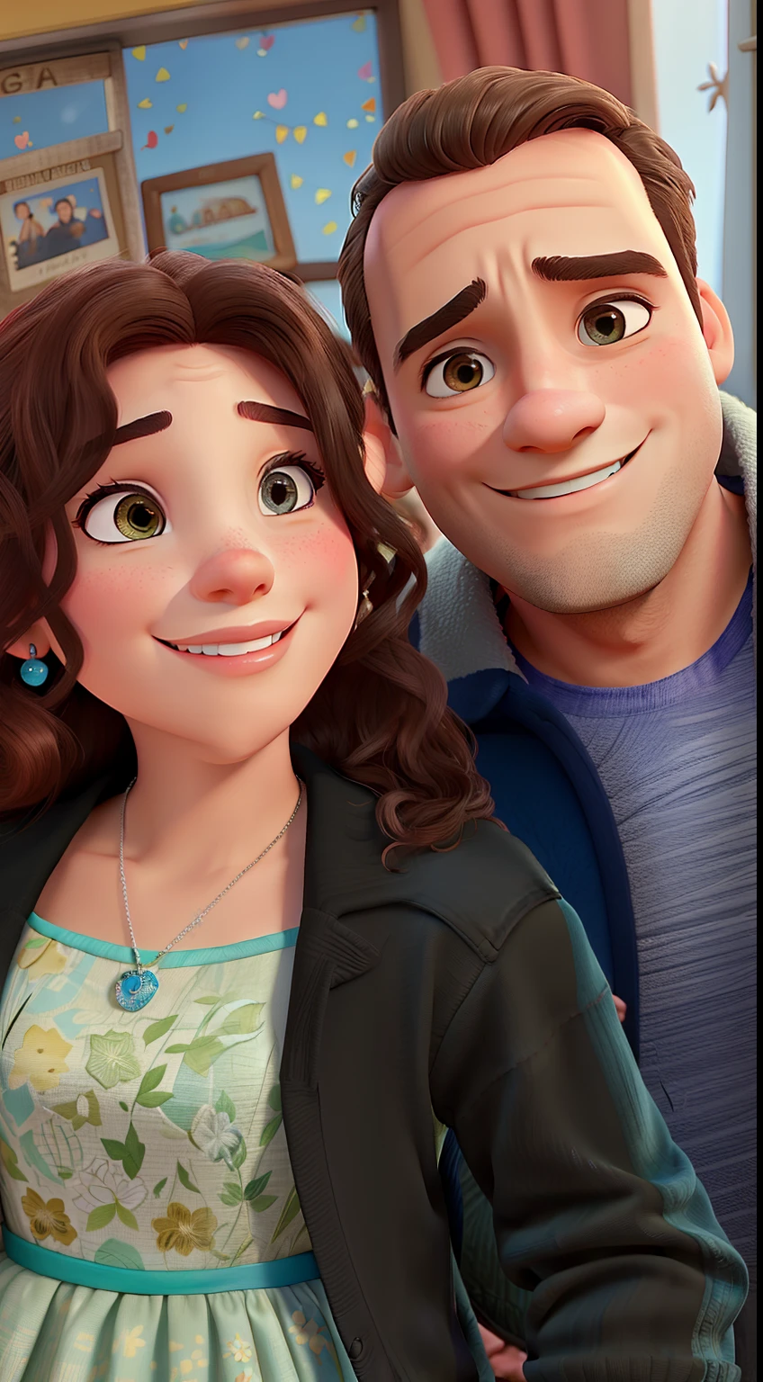 Casal feliz igual filme da Disney amor