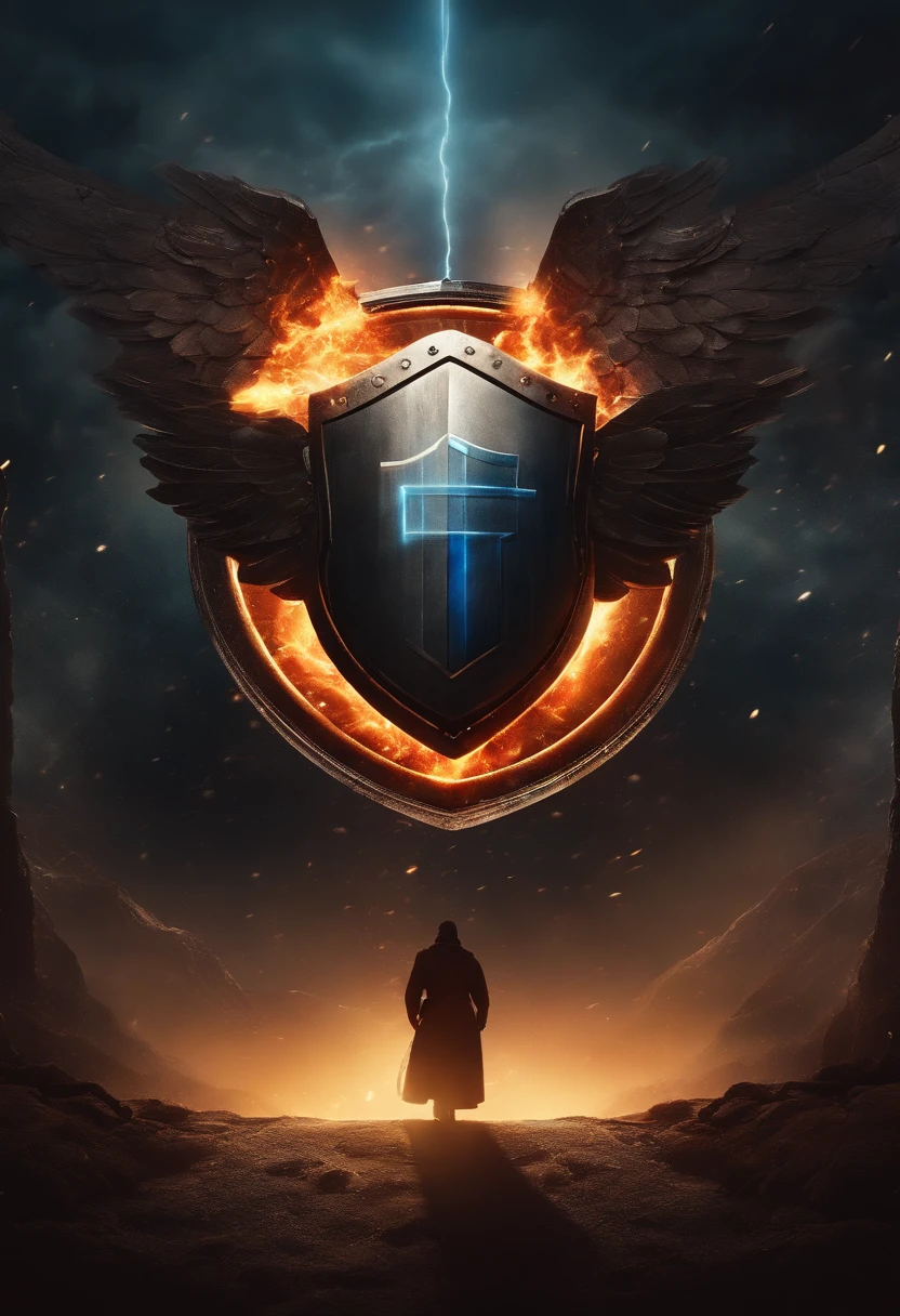 best quality, highres, (mental shield), realistic, detailed mental shield, vivid colors, digital illustration, glowing effect, professional, channel banner, YouTube channel artwork