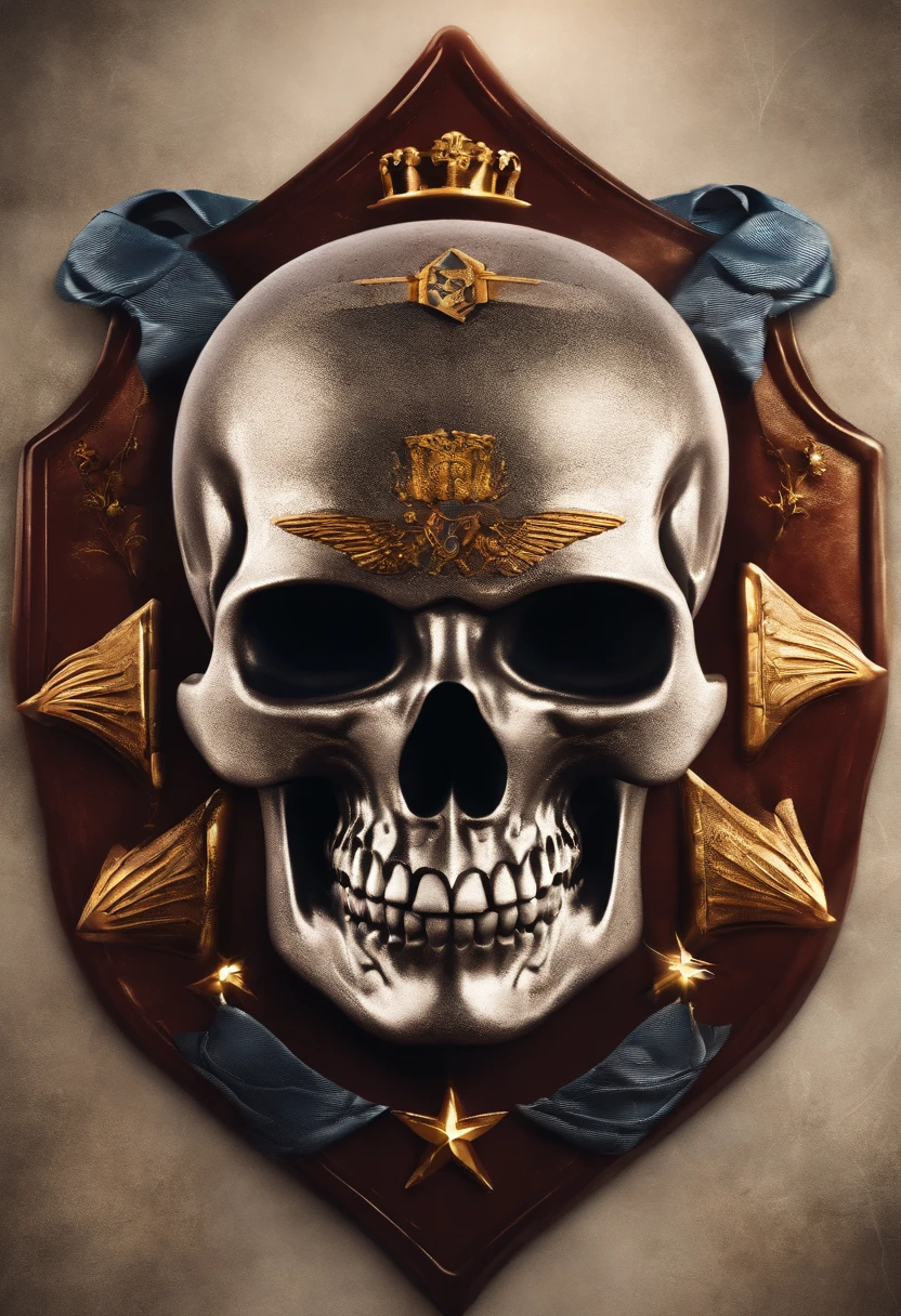 best quality, High, Mind shield with "Escudo Mental" text, realistic, detailed mind shield, vivid colors, digital illustration, glossy effect, professional, channel banner, YouTube channel art