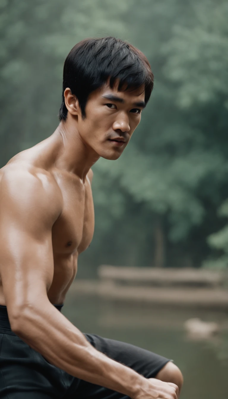 Bruce Lee，like water