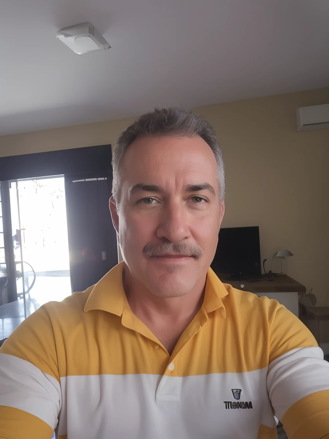 Arafson Bearded and mustachioed man smiles at camera, selfie de um homem, Fotografia selfie 8k, Homem de 4 0 anos, foto do perfil, Joe Madureira, iphone selfie, Homens de 45 anos, 3 6 anos, john romita senior, foto selfie, Postagem no Reddit, foto de perfil headshot, jason fabok