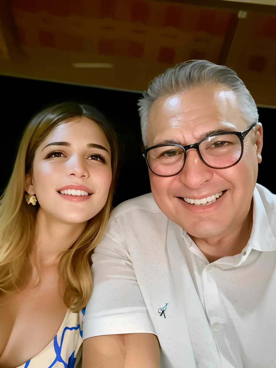 There is a man and a woman sitting together at a table, imagem de perfil, Directed by: Daniel Lieske, foto do perfil, david rios ferreira, Directed by: David Ruby, instagram post, Directed by: Luis Miranda, Directed by: Daniel Schultz, by Amelia Peláez, Alex Yanes, Directed by: Nandor Soldier, Directed by: Emma Andijewska, andres rios