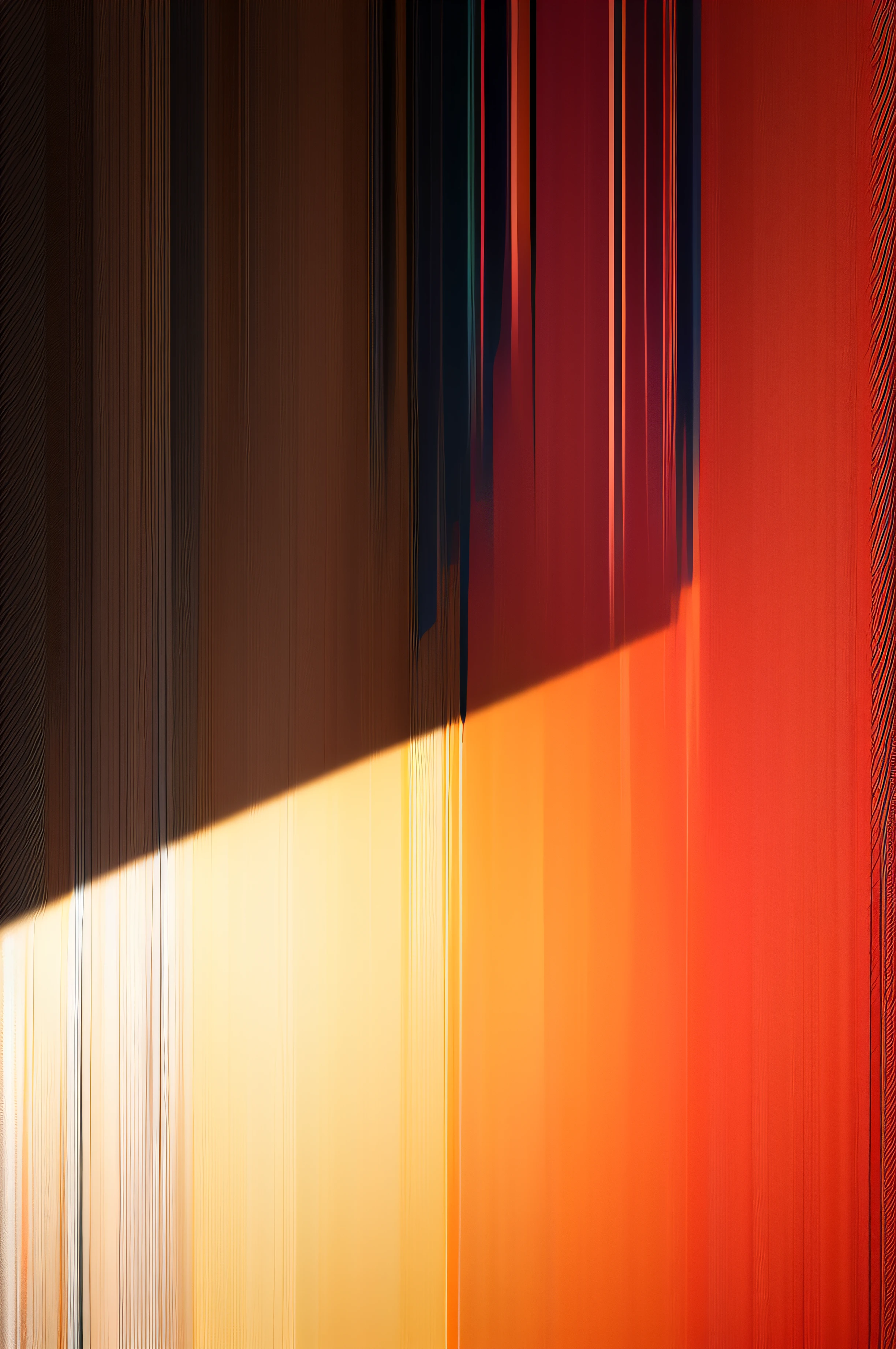 (best quality, highres), stripe pattern, colorful, vibrant colors, abstract, modern art, contrast, bold lines, dynamic composition, black and white elements, diagonal arrangement, texture variation.