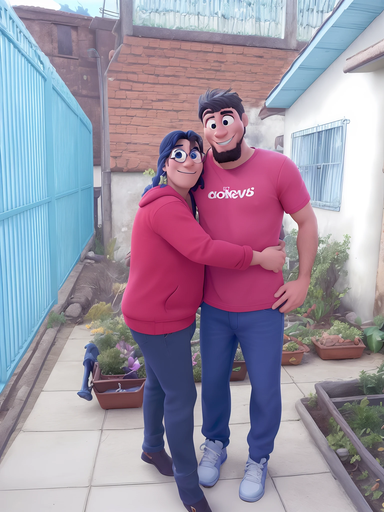 Recriar imagem no estilo Disney Pixar com alta qualidade.