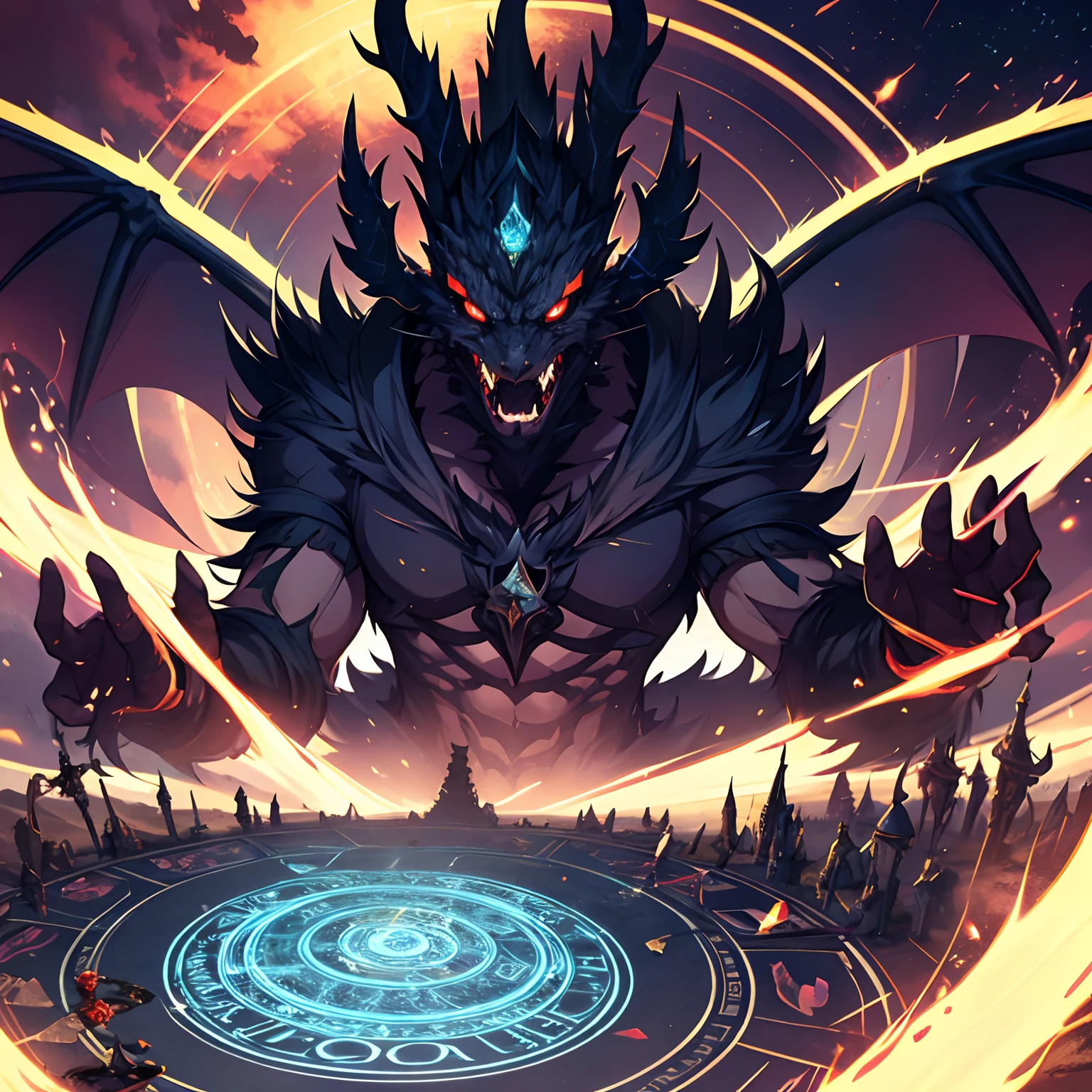 Red Eyes Black Dragon, duelo, Juego de cartas coleccionables, action, intenso, determinado, poderoso, amistad, victoria, Rompecabezas del milenio, Mago Oscuro, lightning, energy, Reino de las sombras, monstruo, llamar, estrategia, Cubierta, atacar, defensa, Efecto monstruo, Carta de hechizo, Carta de trampa, fusion, Invocation by merger, torneo, champion, Batallas, Trabajo en Equipo, anime, Manga, juego, Coleccionables, iconic, summoning circle, Poderes ancestrales