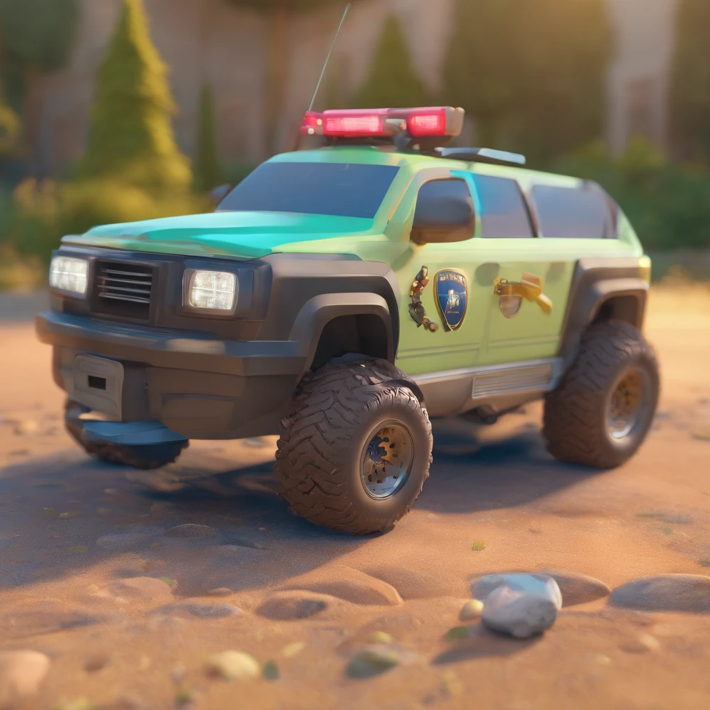 Crie um cartaz inspirado na Disney Pixar com o personagem sendo um policial Civil, um homem de estatura mediana, claro, com olhos castanhos, cabelos parcialmente grisalhos, resident of the city of Santa Cecilia/SC.