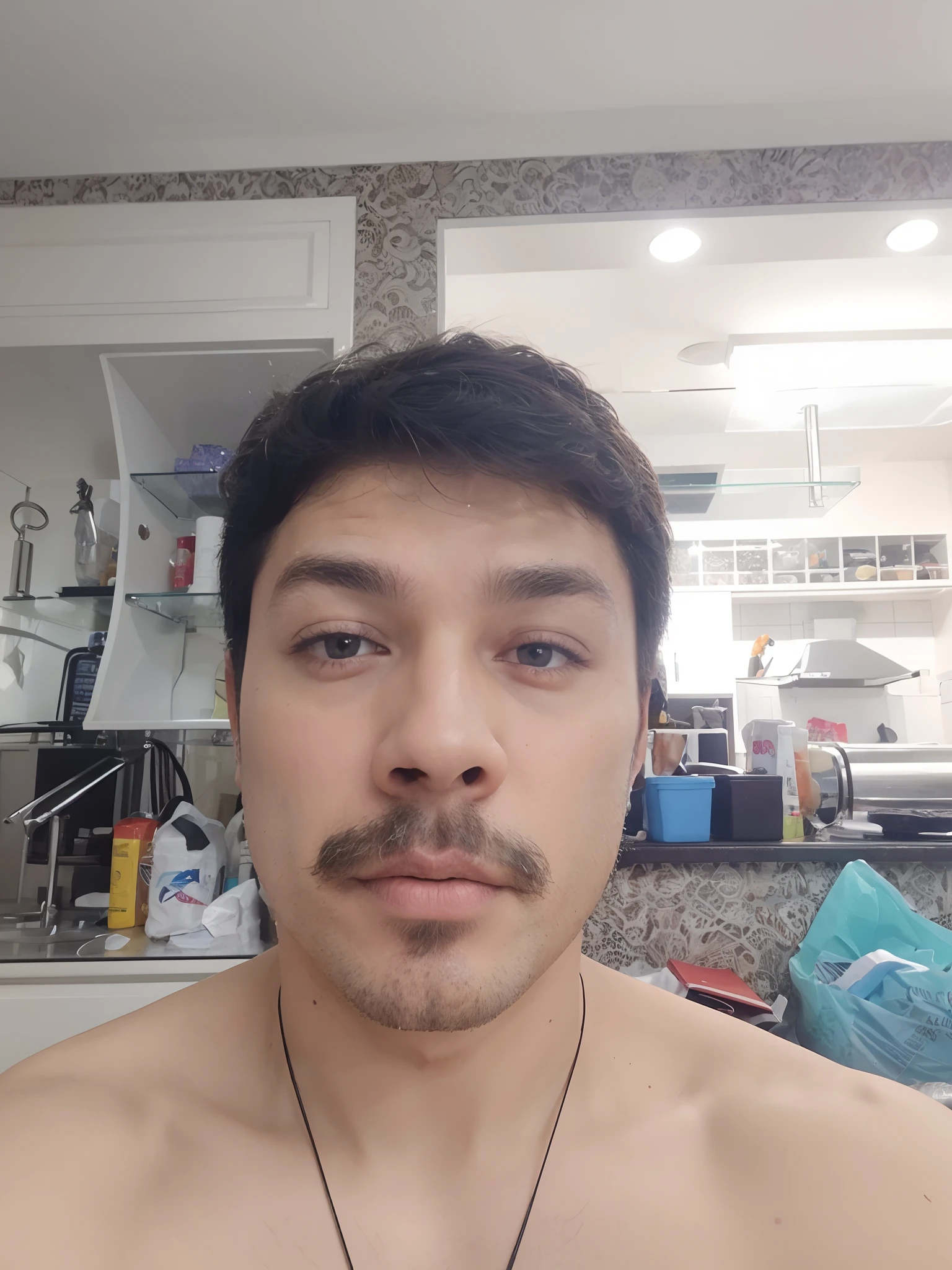 Homem brasileiro musculoso com barba e bigode na camisa branca, best quality,4k,8k,homem muito atraente com barba, pelos faciais bem cuidados, FOFO, breath-taking, Realista, imagem ultrarrealista, Bigode Natural, macho velho,foto retrato suave 8 k, retrato muito detalhado, bigode grosso, estilo hiper-realista, barba fina e brilhante, pelos faciais curtos, Bartstoppeln, FOFO, rosto detalhado, retrato ultra realista, cabelos grisalhos,terno elegante, boca aberta,