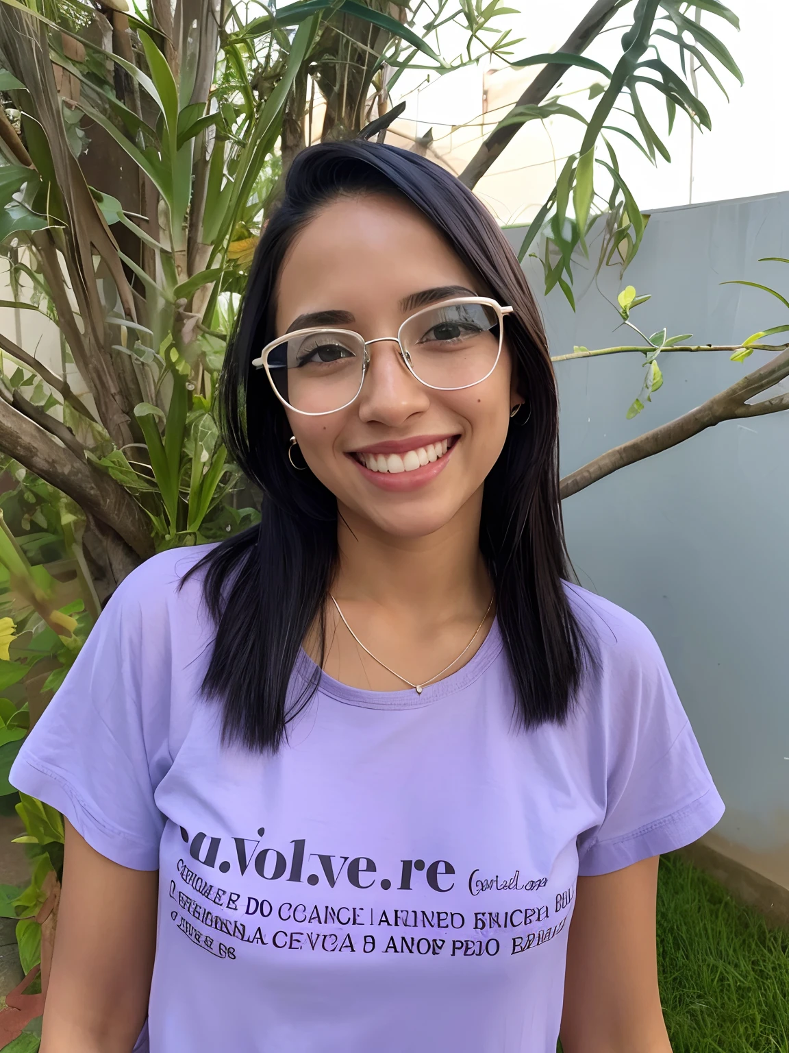 Mulher jovem bonita, cabelo liso