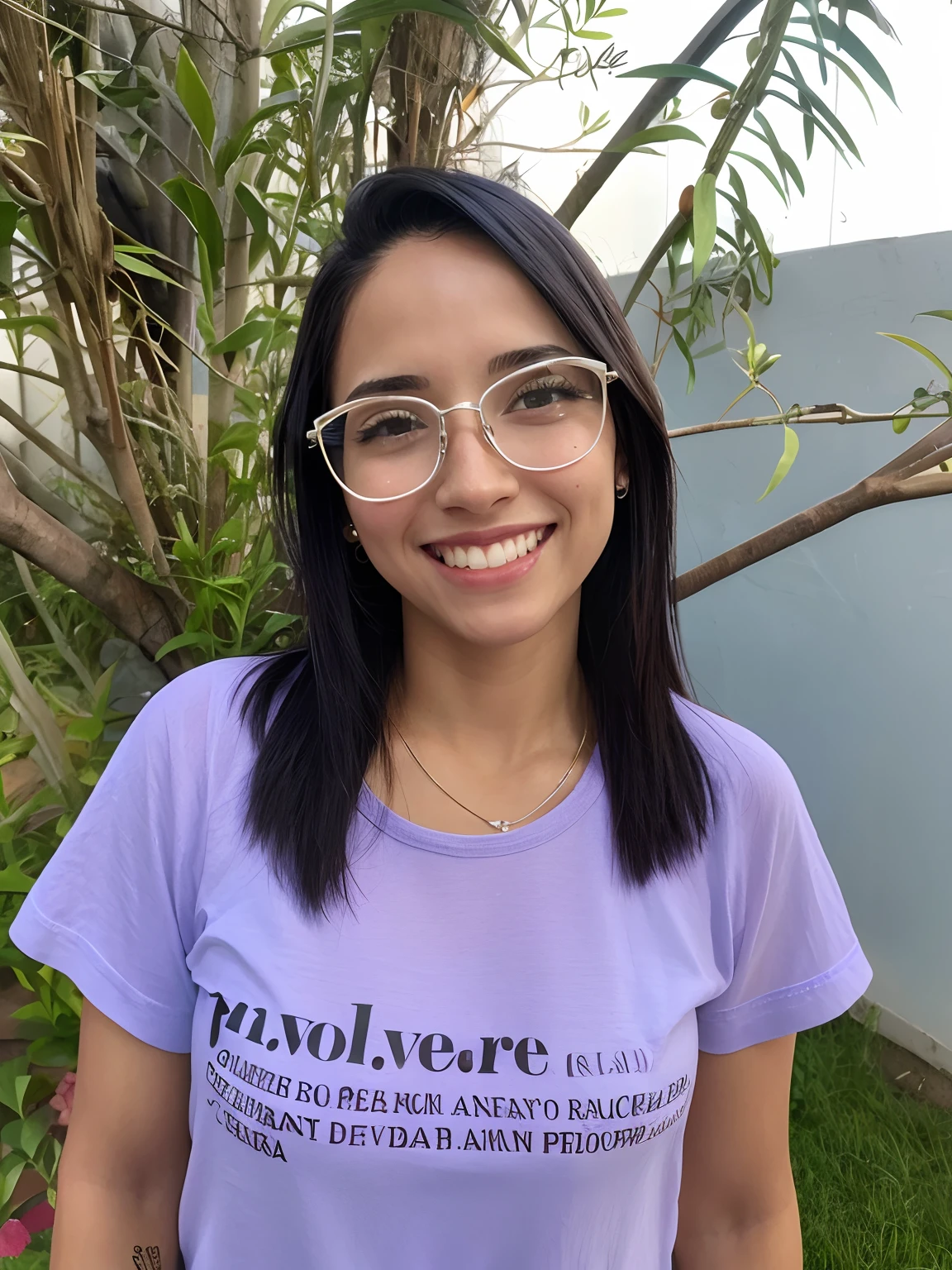 Mulher jovem bonita, cabelo liso