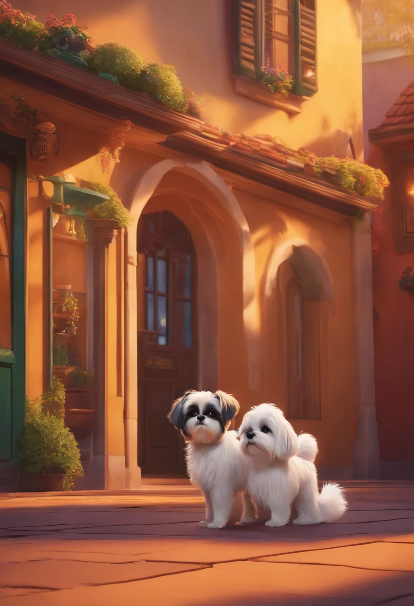 Criar um cachorro Shitzu da Pixar