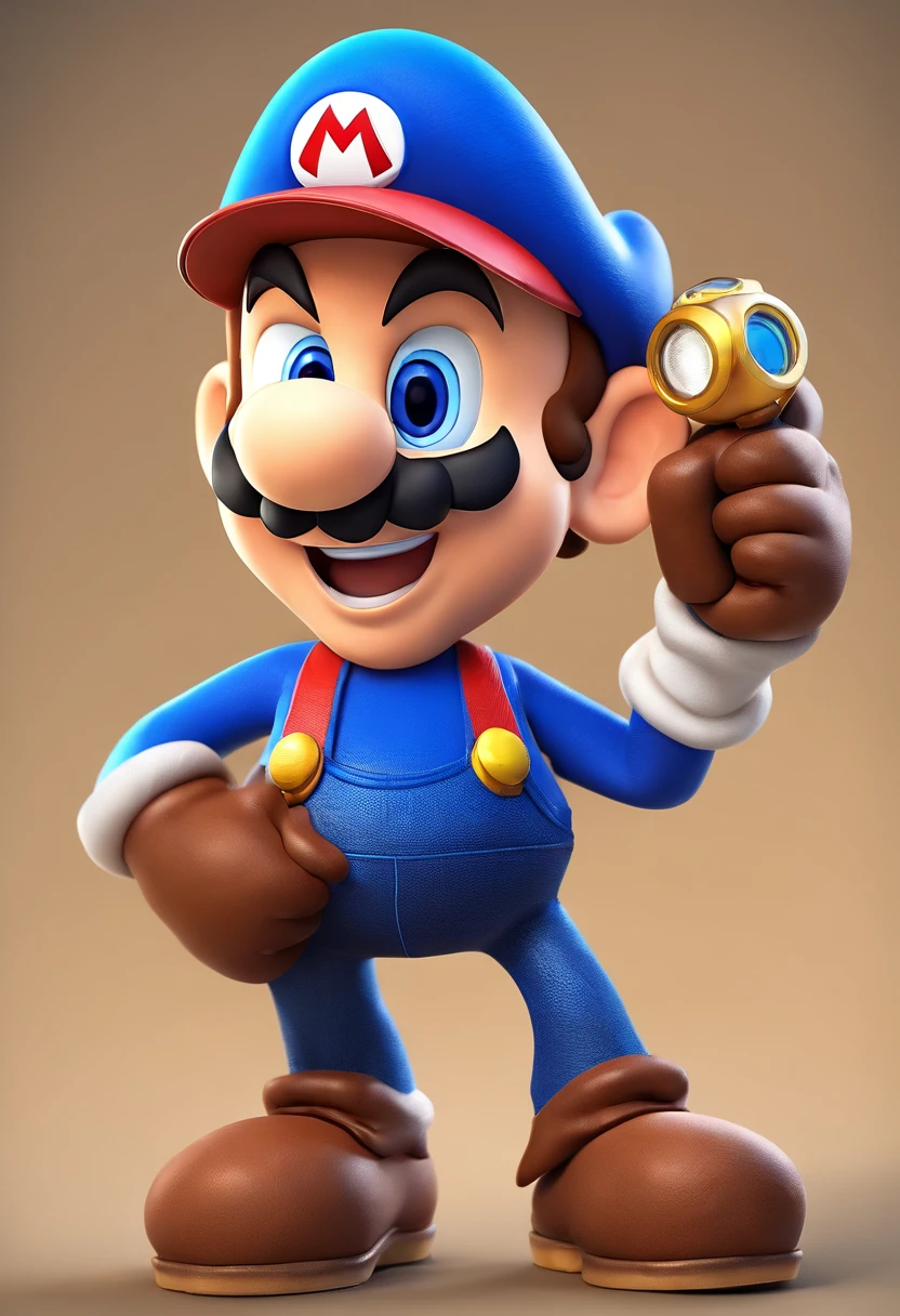 Cartoon character of a white man wearing black glasses and a blue shirt, holding a Nikon camera, um personagem animado, Caractere estilizado, animation style rendering, 3D estilizado, Arnold Maya render, 3 d render stylized, toon render keyshot, Personagem 3D, Personagem 3D, 3d rendering stylized, 3 d character render, personagem de desenho animado, Personagem de close up, Pose de personagem, (Estilo Pixar) (master part:1.2) (Bokeh) (best quality) (pele detalhada) (textura detalhada) (8k) (argila) (Cinematic lighting) (foco nítido,Senta e vaza a parte superior do corpo Estilo Pixar