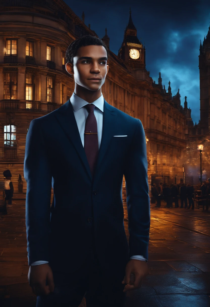 avatar
A young man in a suit looking at a dream project in London inspired by Pixar animation, de perto. The character takes center stage with captivating facial expressions, oferecendo um toque de irrealidade