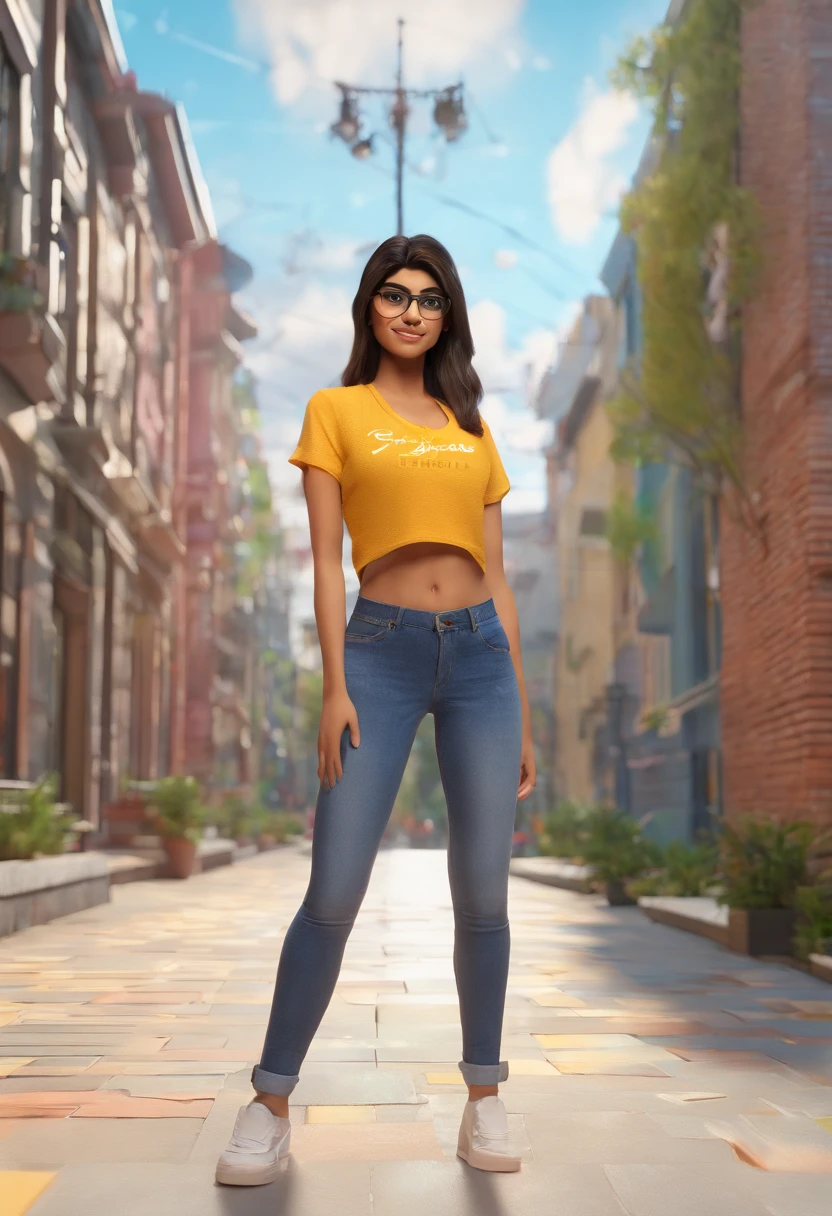 Monaliza com corpo da mia khalifa