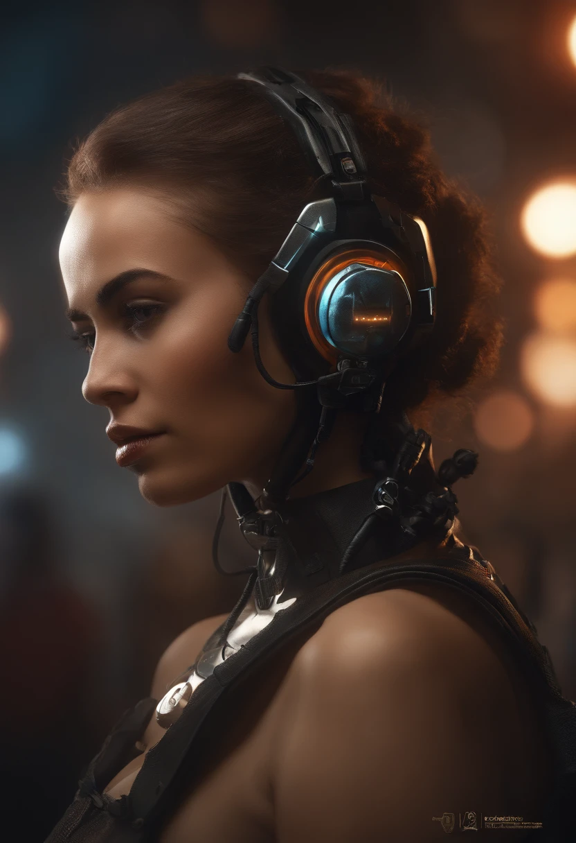 Retrato detalhado cyberpunk (Pessoa SKS), Futurista Neon Reflexive Wear, scientific fiction, Robot Parts, Ismail Inceoglu Dragan Bibin Hans Thoma Greg Rutkowski Alexandros Pyromallis Nekro Rene Margitte Ilustrado, rosto perfeito,  ((tatuagem)), , pele fosca, Poros, Rugas, hiperdetalhado, hiper-realista,, Moody Lighting, Hasselblad Award Winner, soft diffuse lighting,  Sorriso,, machine face, detalhes finos, sombreado realista, intrincado, elegante,