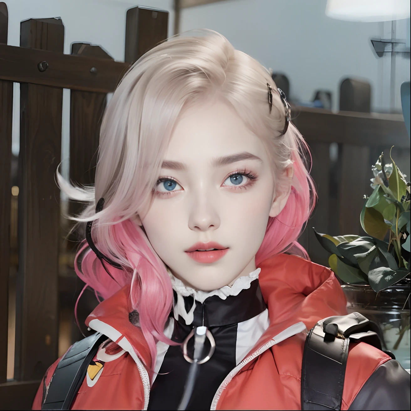 ultra realistic 8k cg, picture-perfect face, flawless, clean, masterpiece, professional artwork, famous artwork, perfect face, beautiful face, beautiful eyes, ((perfect female body)), solo,(immersive atmosphere, chiaroscuro:1.5,bright light:1.2,luminous lighting)
,,(blush:0.5),seductive expression,extremely detailed_eyes,thick thighs,large breasts,
beautifully detailed background,depth of field,realistic:1.3, long shot,1girl,shirt,pleated skirt, school uniform, sitting, full body,
(ambient light:1.3),(cinematic composition:1.3),(neon lights:0.1),(HDR:0.1),Accent Lighting, white pantyhose,