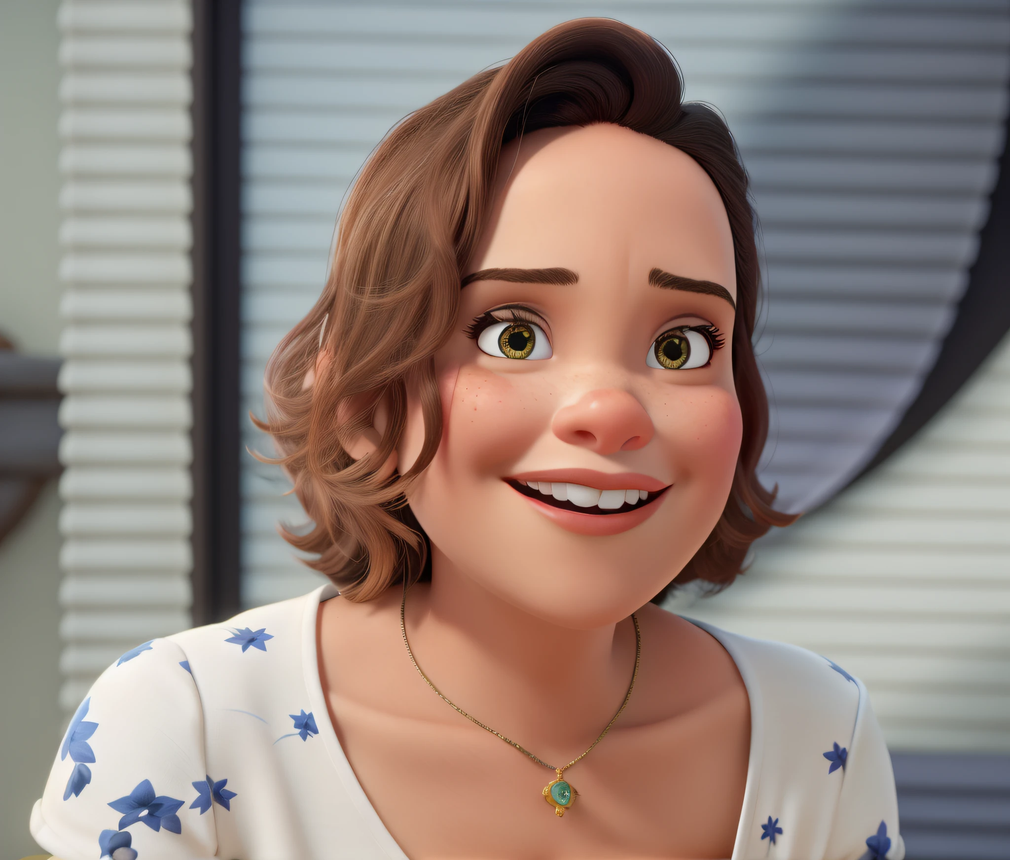 uma mulher estilo disney pixar, alta qualidade, melhor qualidade