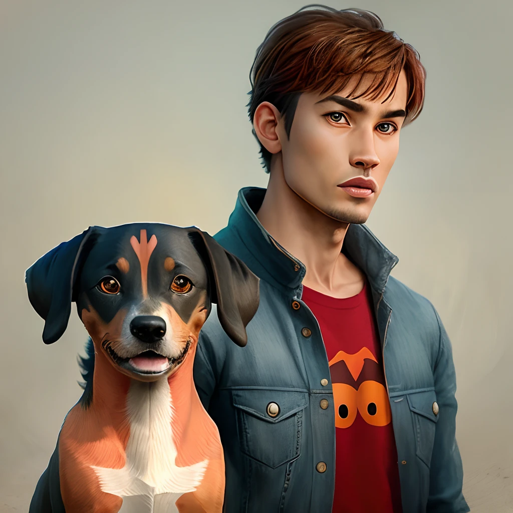 Pinscher, estilo Pixar